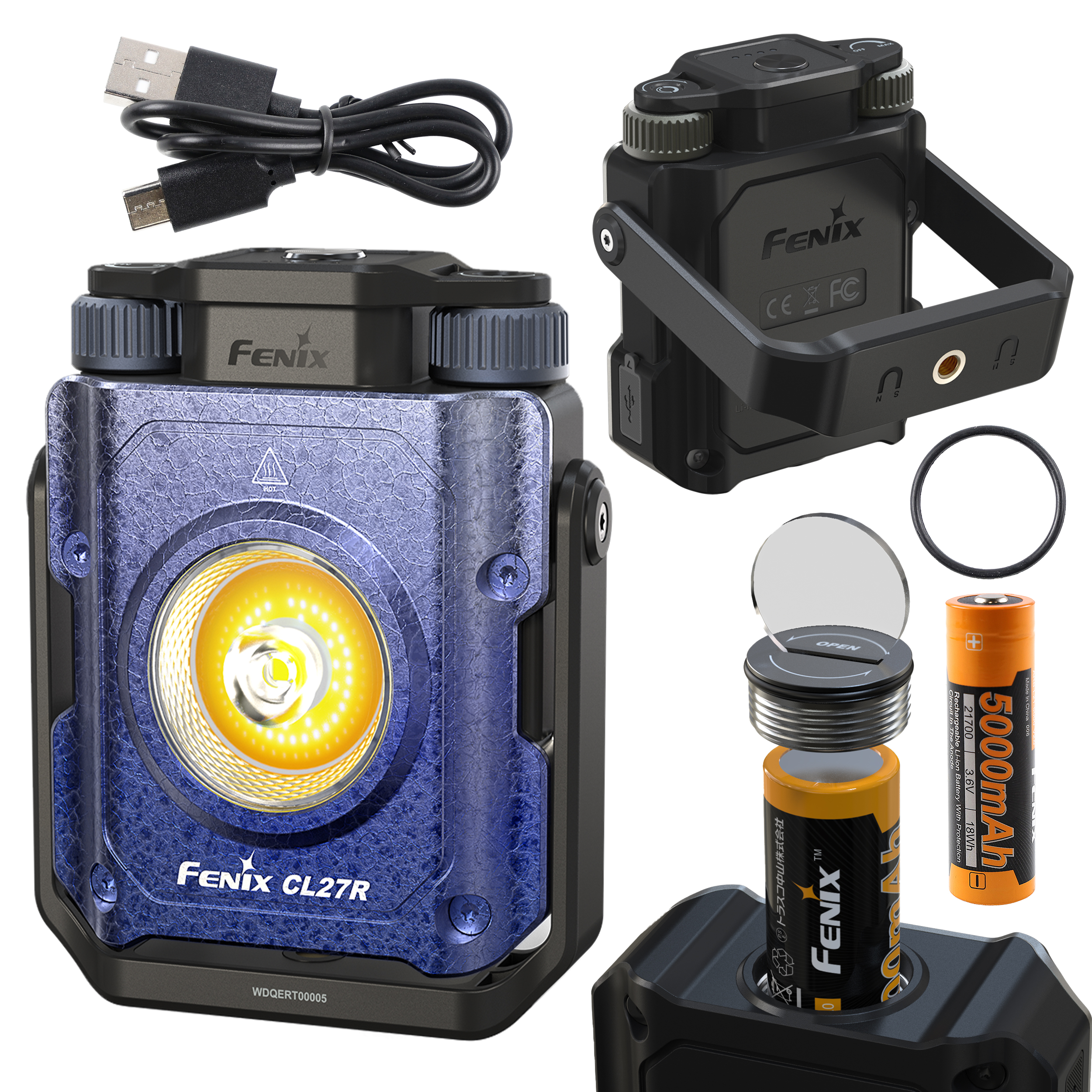 Latarka kempingowa Fenix CL27R niebieska - obrazek 7