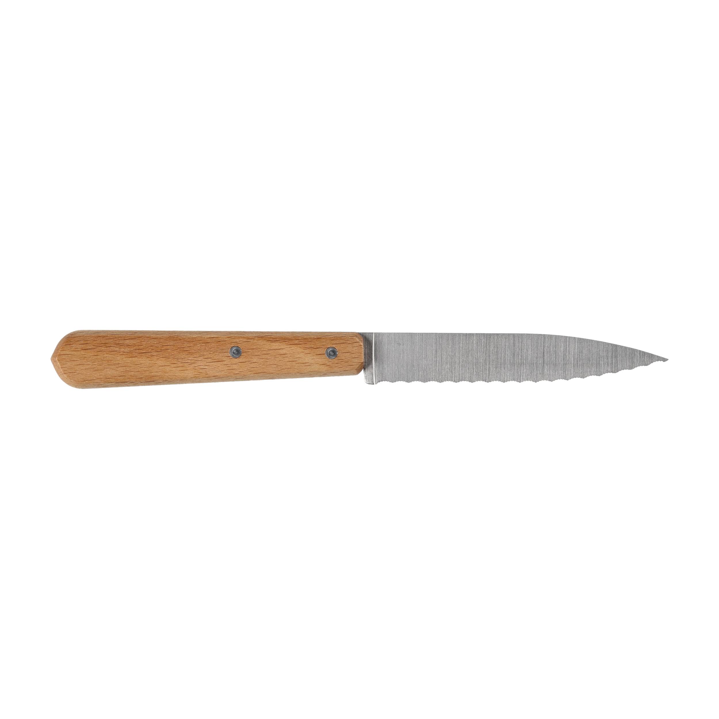 Nóż kuchenny Opinel Serrated Natural 113 - obrazek 2