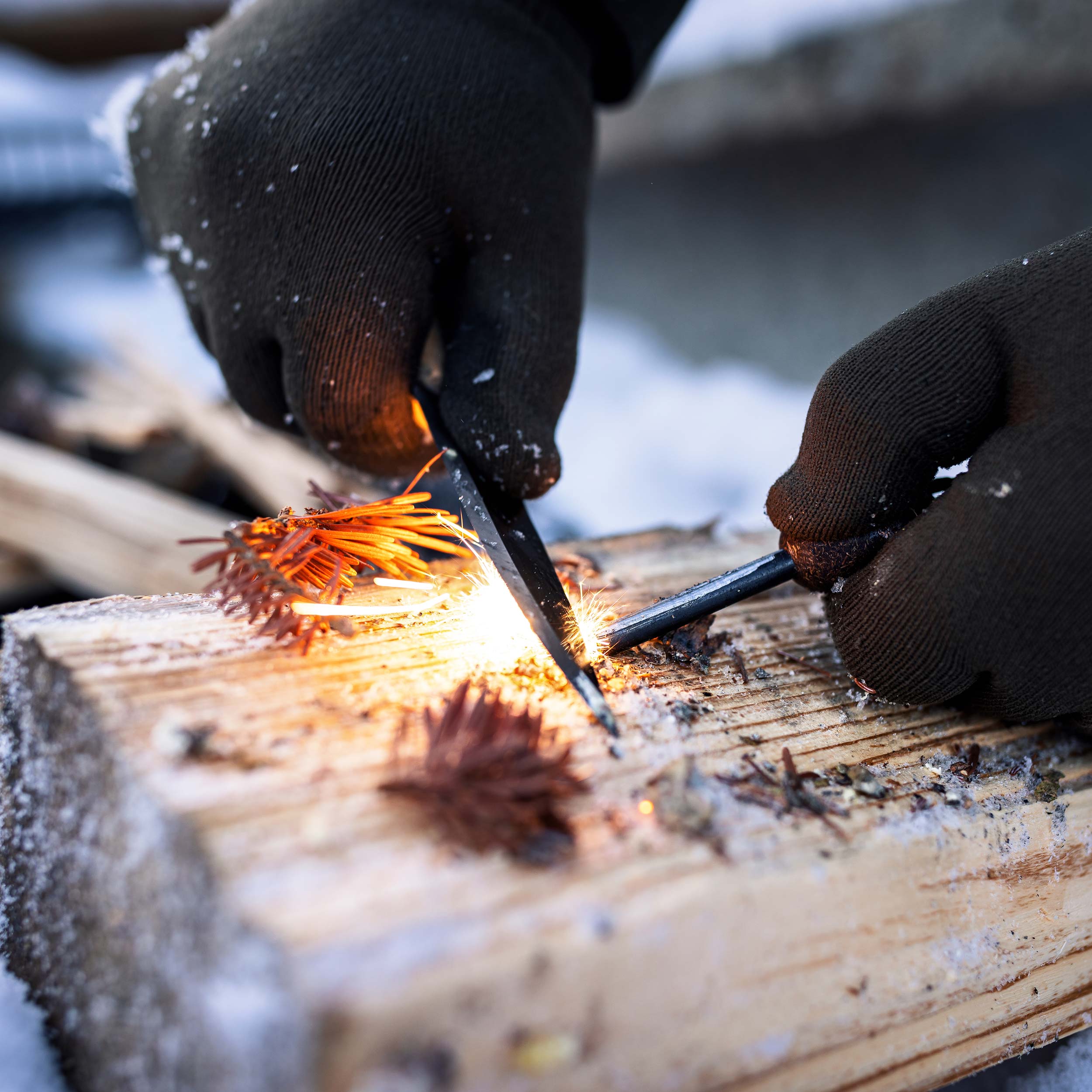 Nóż bushcraft Morakniv Lok BlackBlade Ash Wood stal nierdzewna - obrazek 7
