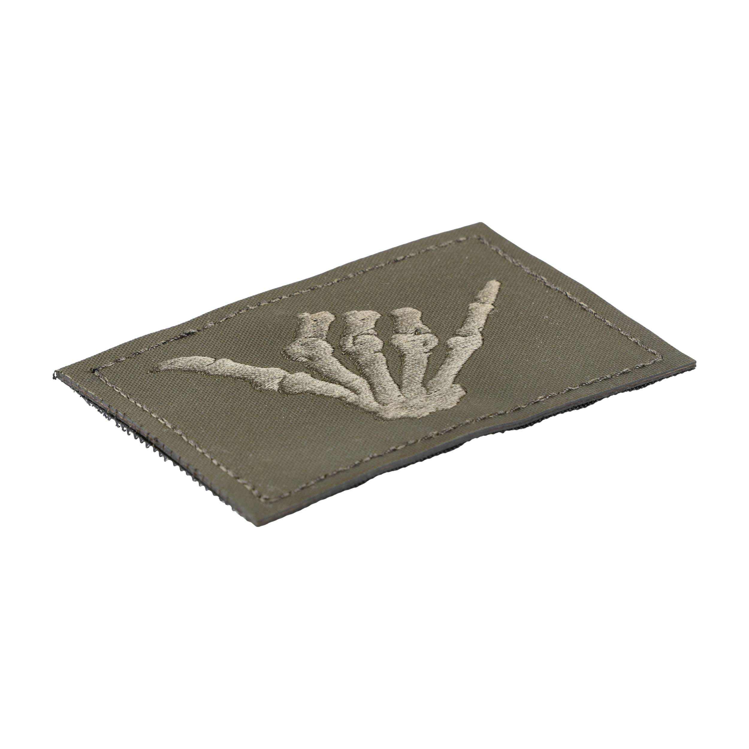 Naszywka GTG Skeleton Shaka Ranger Green - obrazek 2
