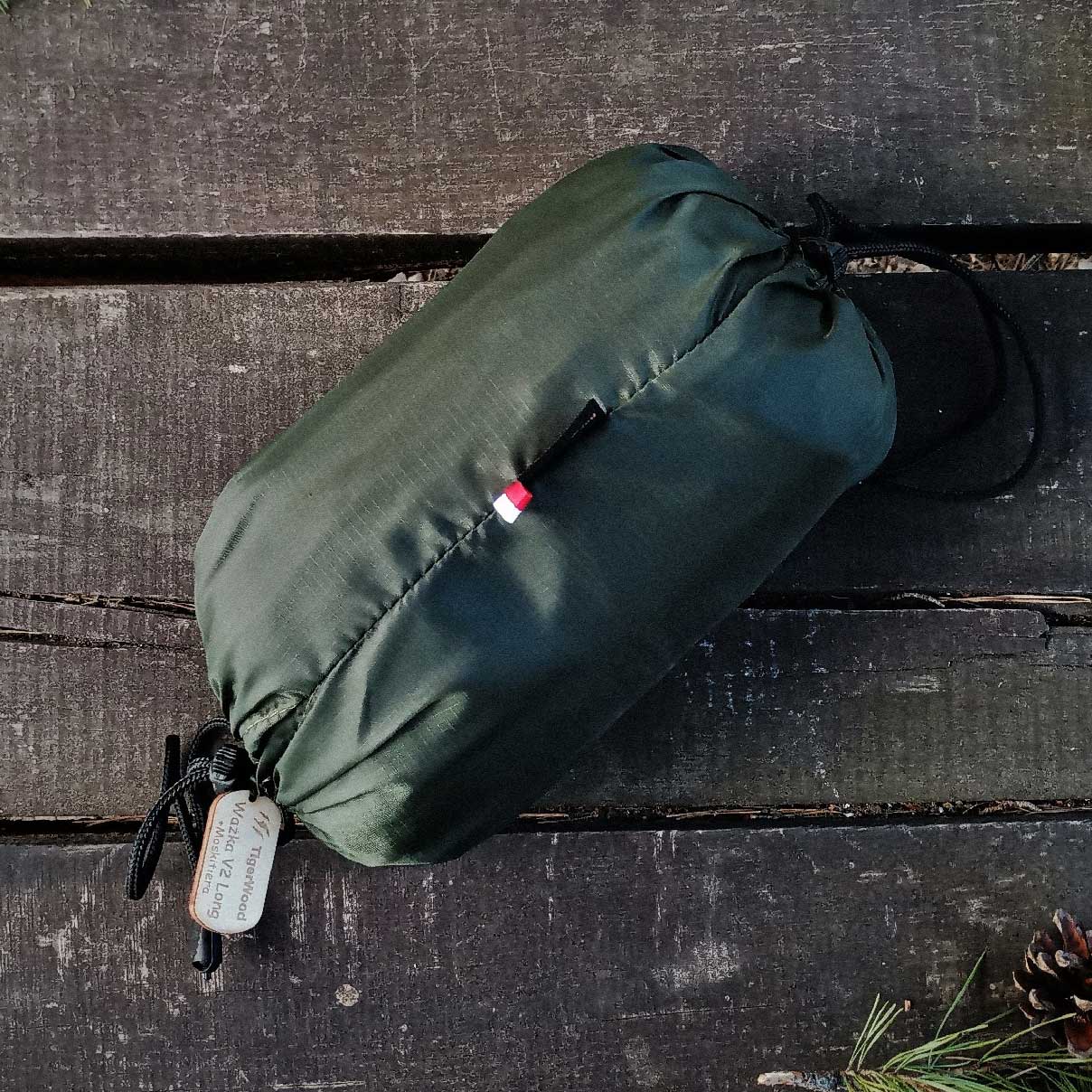 Hamak TigerWood Ważka V2 long z moskitierą zielony - obrazek 2