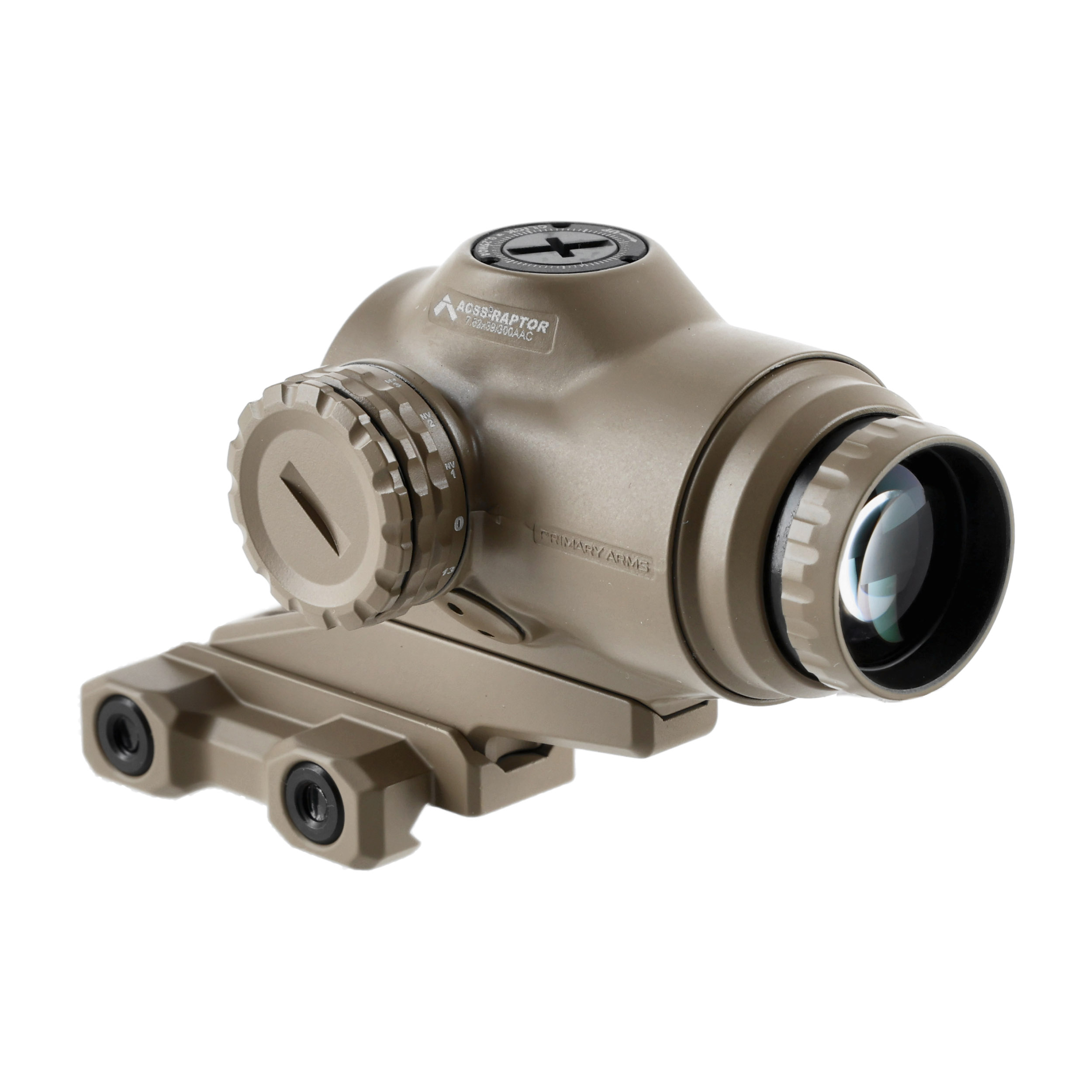 Celownik pryzmatyczny Primary Arms SLx 3x Micro Prism iR Red ACSS Raptor 7.62/300BO Yard FDE - obrazek 4