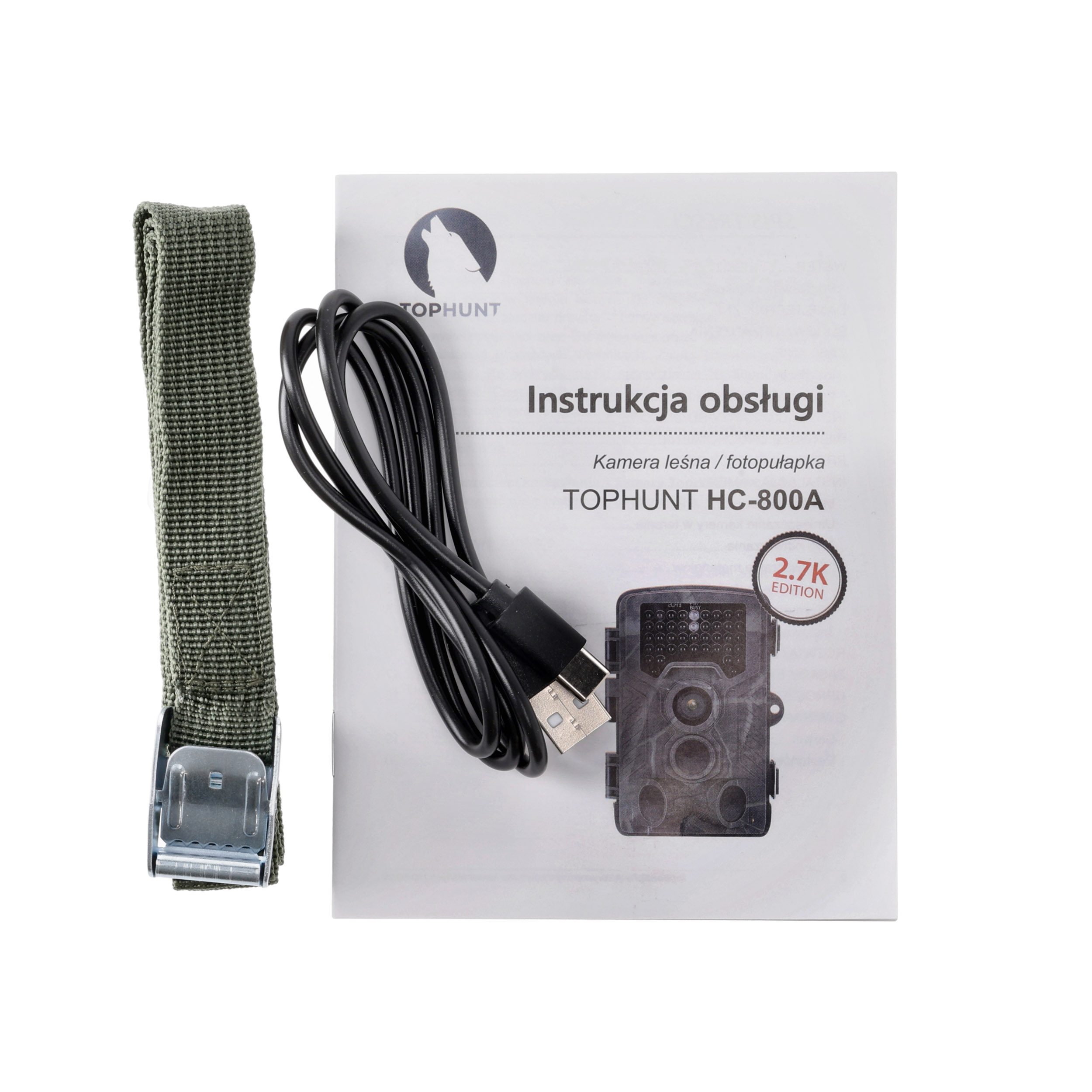 Fotopułapka kamera leśna TOPHUNT HC800A FHD 42xIR 16MPX - obrazek 7