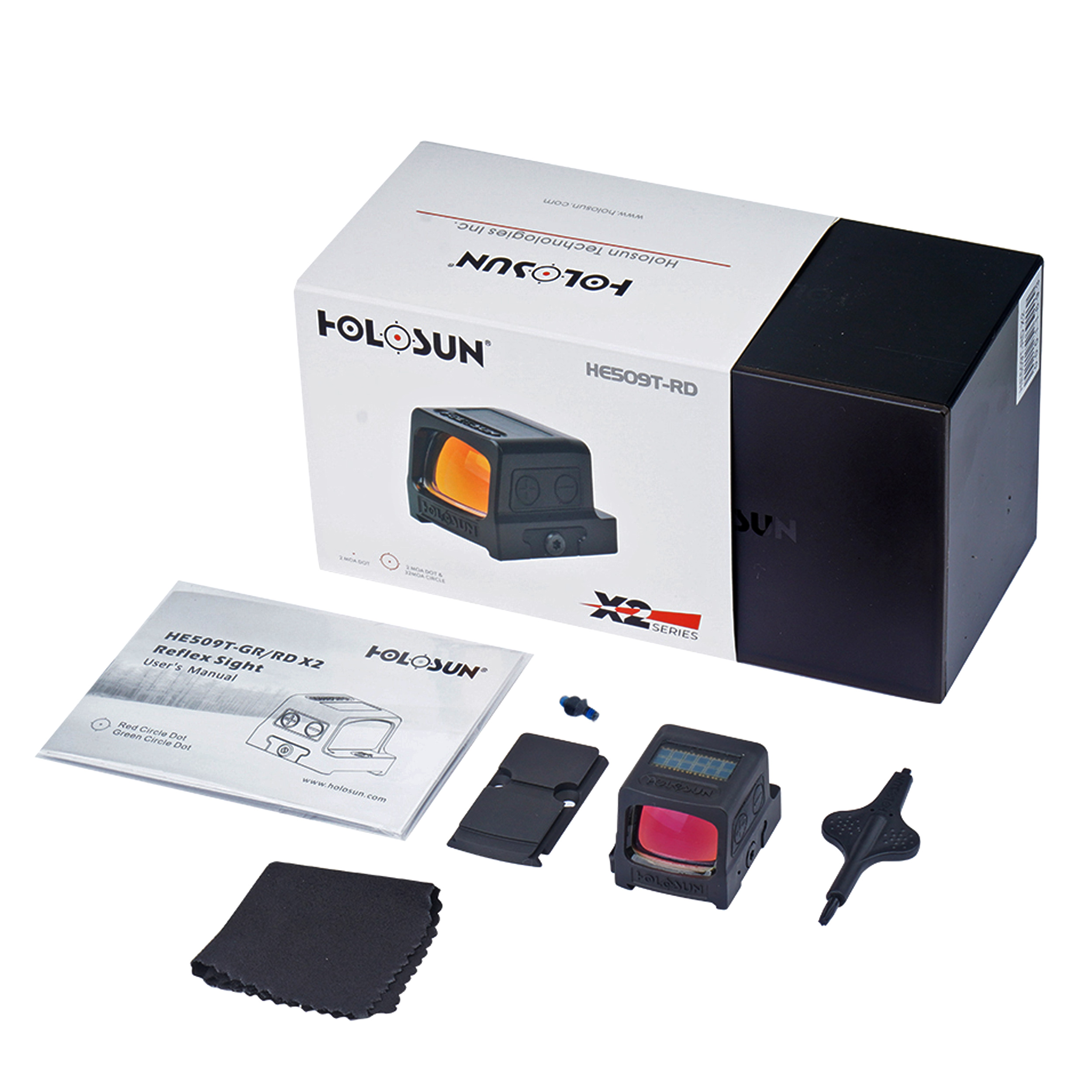 Kolimator Holosun Micro Red Dot HE509T-RD X2 z montażem RMR - obrazek 9