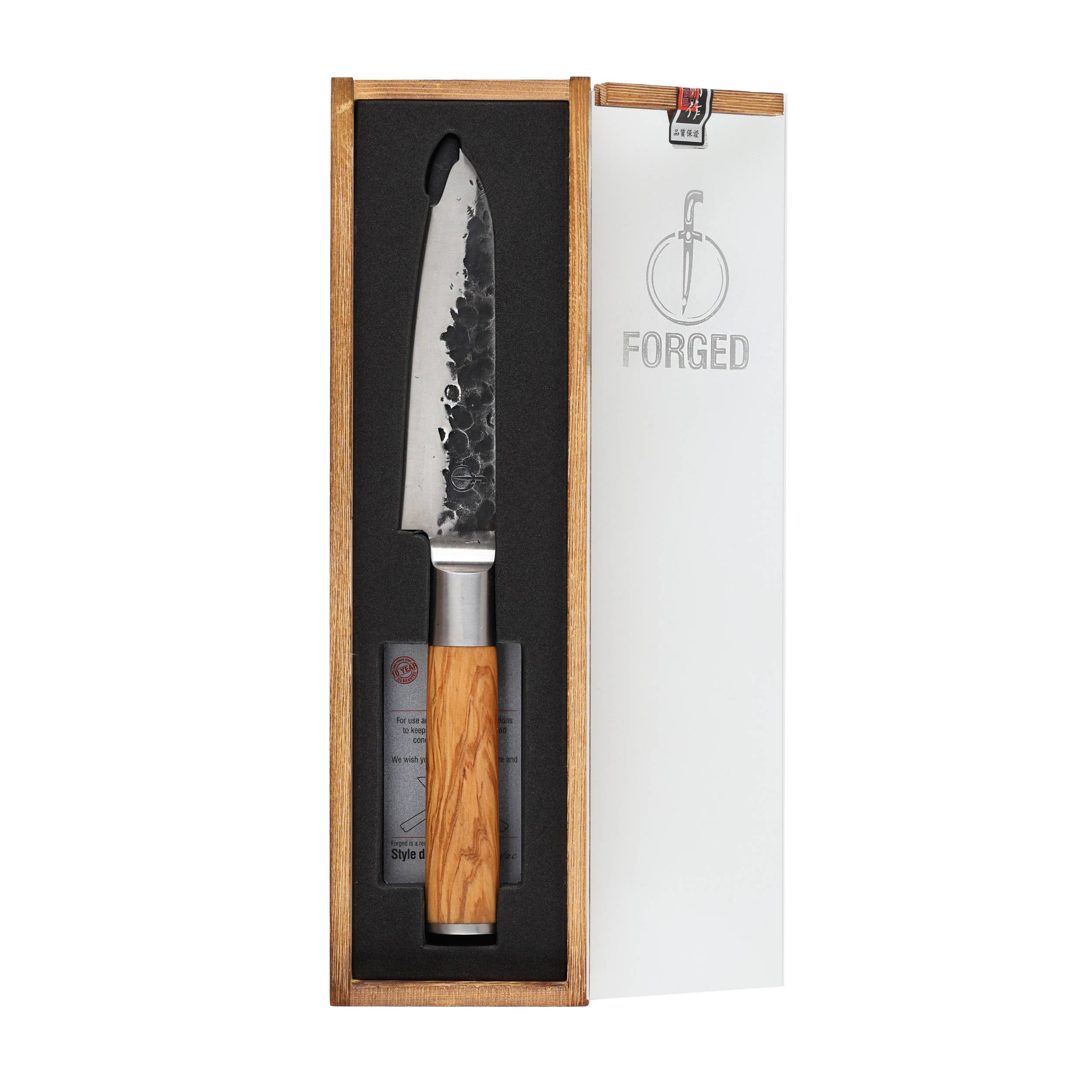 Nóż kuchenny Forged Santoku Olive 14 cm - obrazek 4