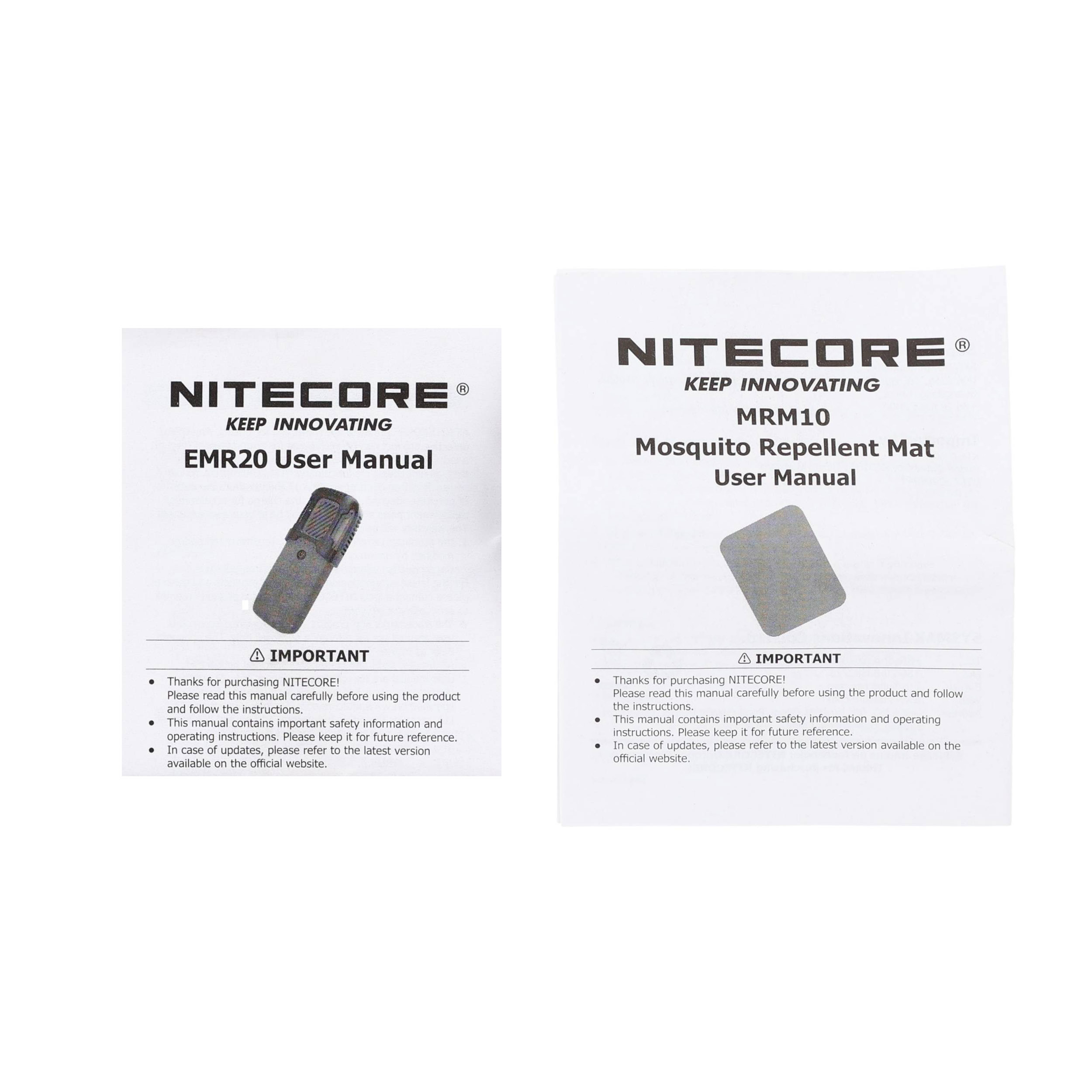 Odstraszacz komarów Nitecore EMR20 2w1 czarny - obrazek 8