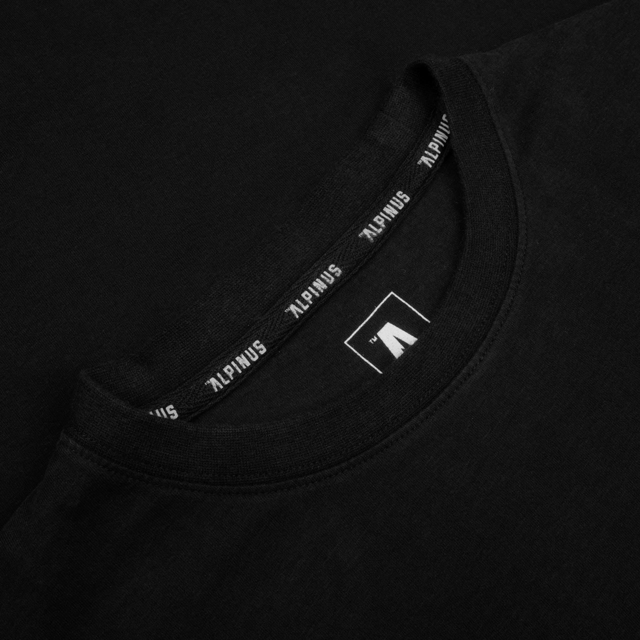 Koszulka męska Alpinus Como czarna XL - obrazek 2