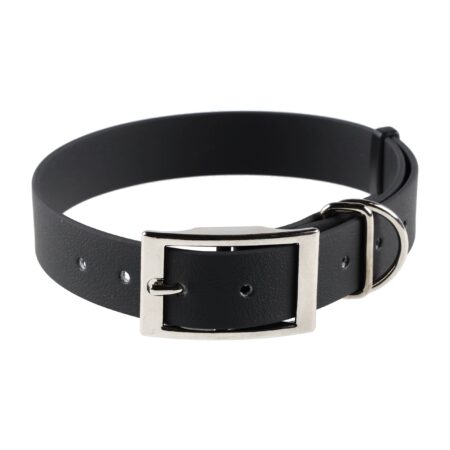 Obroża BioThane 4wild 25mm 38-52 cm czarna
