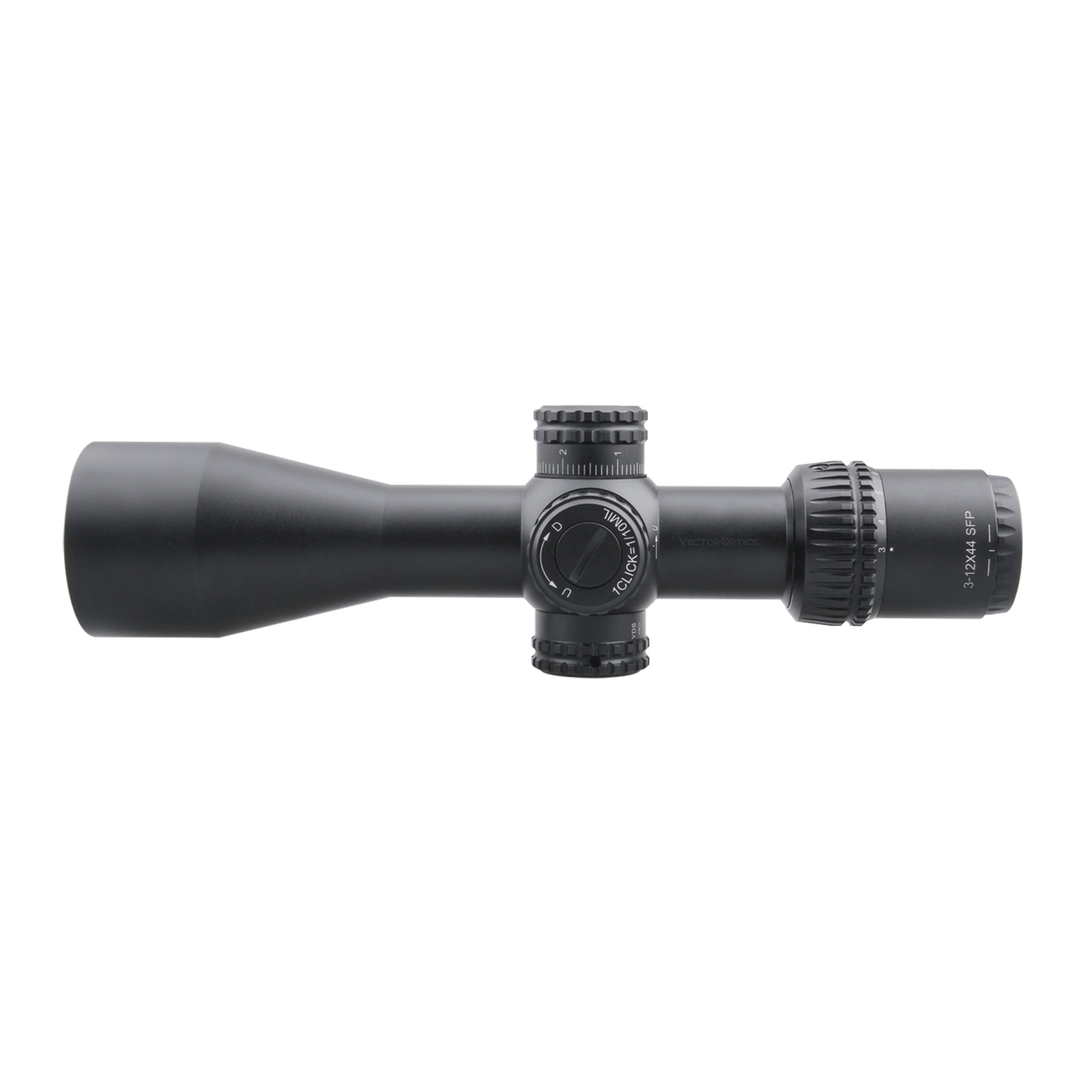 Luneta celownicza Vector Optics Veyron 3-12x44 Compact SFP MPR-4 SCOM-24 czarna - obrazek 5