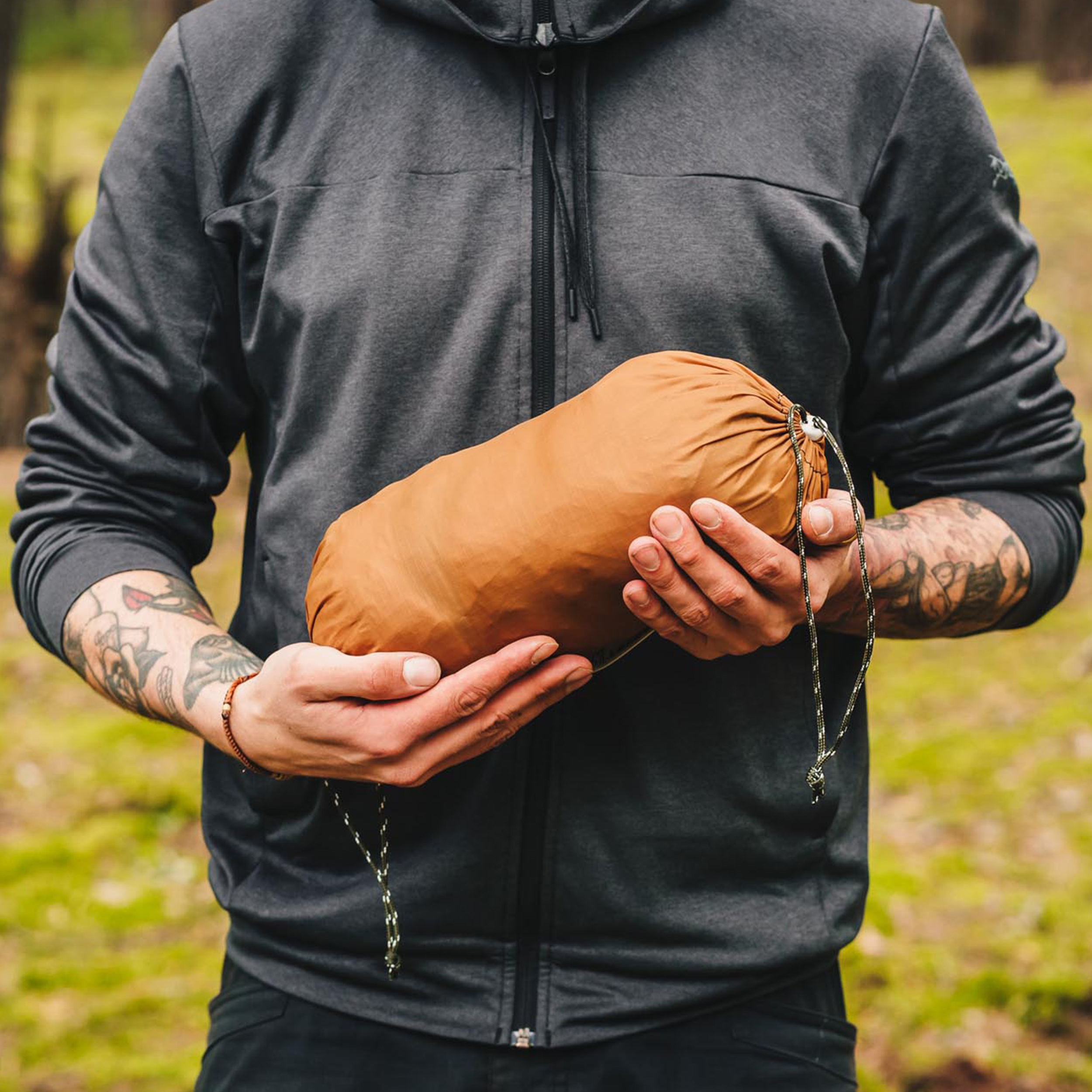 Hamak Lesovik Draka z zawieszeniem Sneka golden brown - obrazek 6