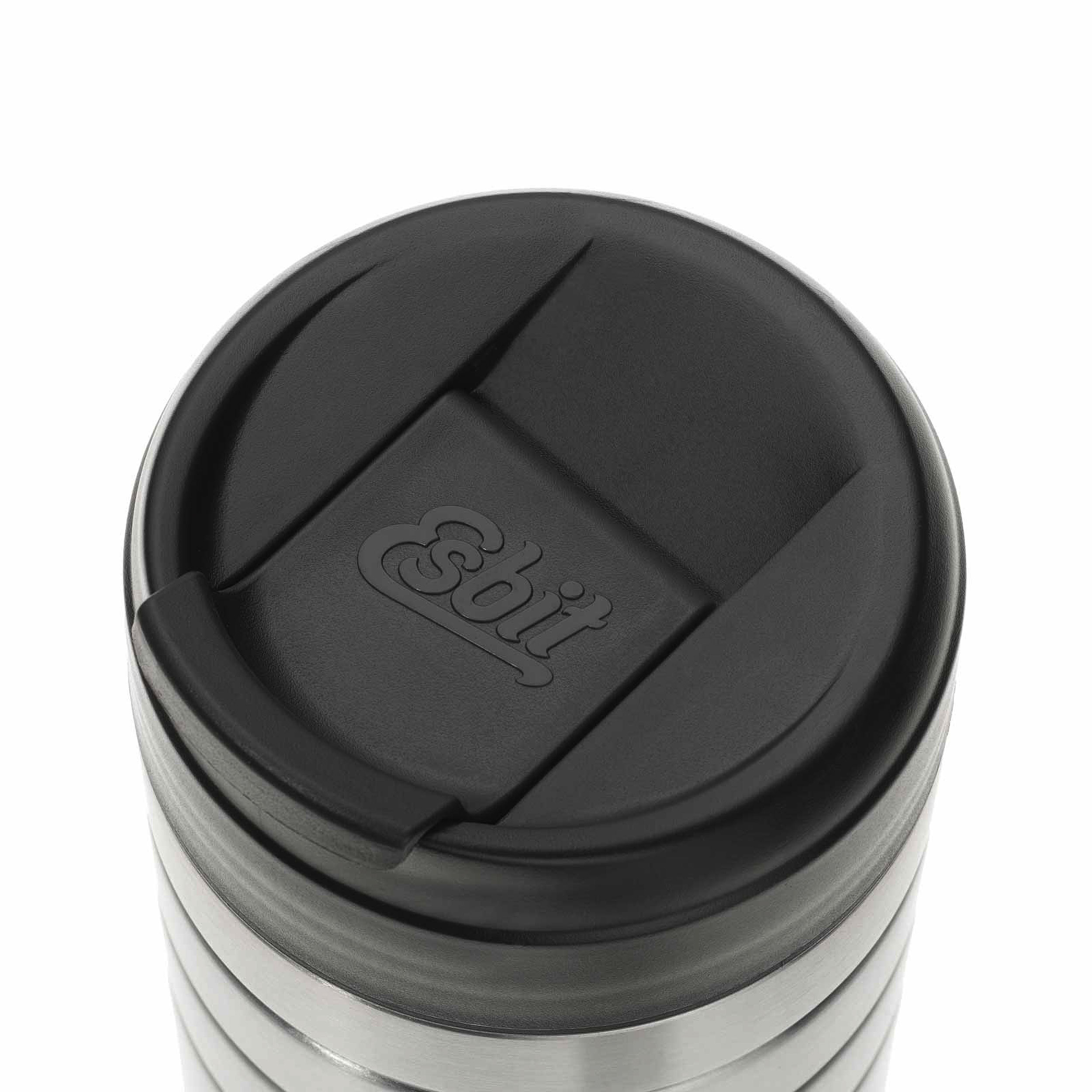 Kubek Esbit Majoris Thermo Mug Flip Top 450 ml srebrny - obrazek 3