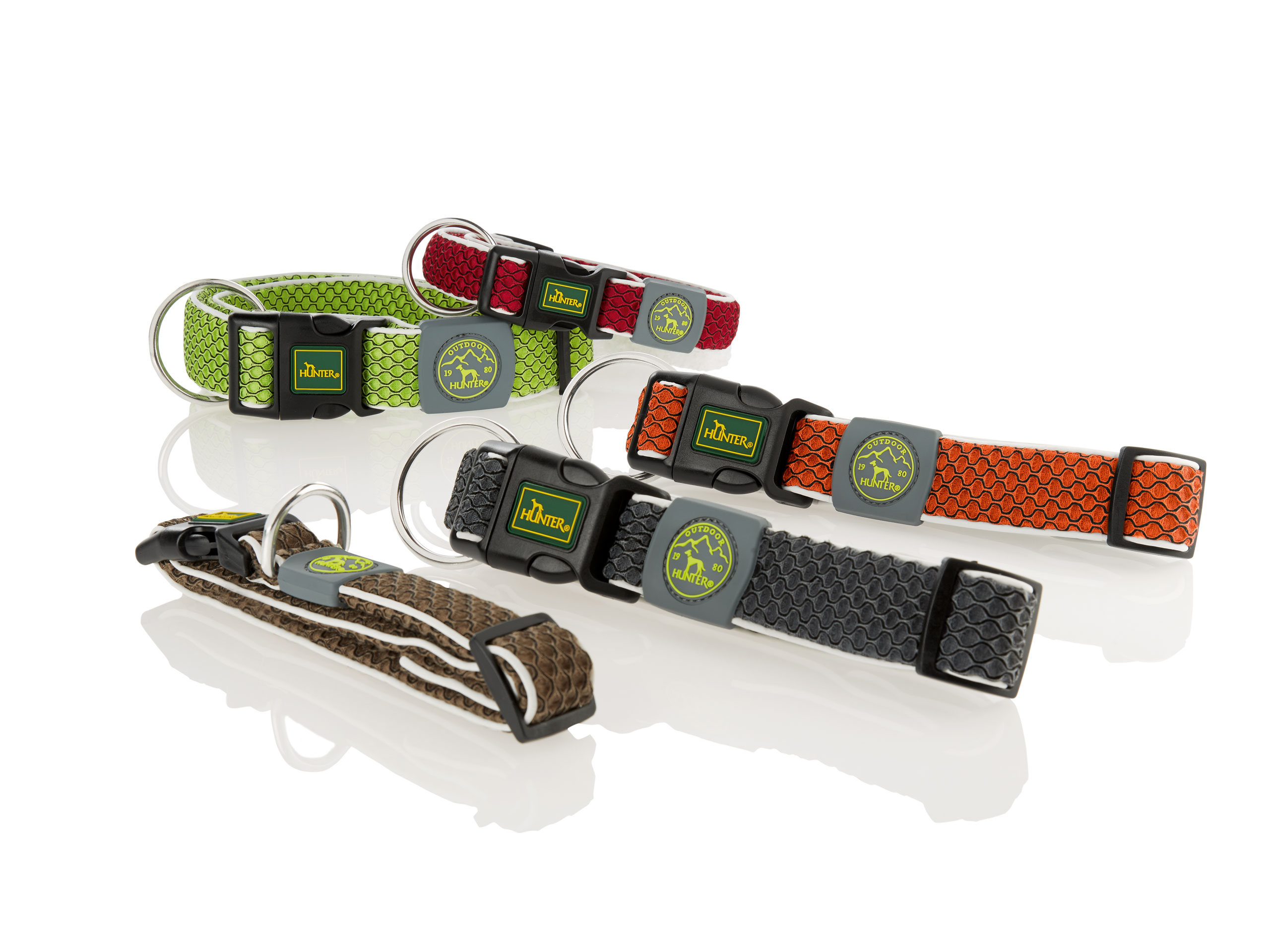 Obroża Hunter Hilo Vario Basic XL pomarańczowa - obrazek 2