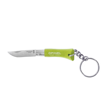 Nóż składany Opinel Colorama 02 brelok inox grab limonkowy