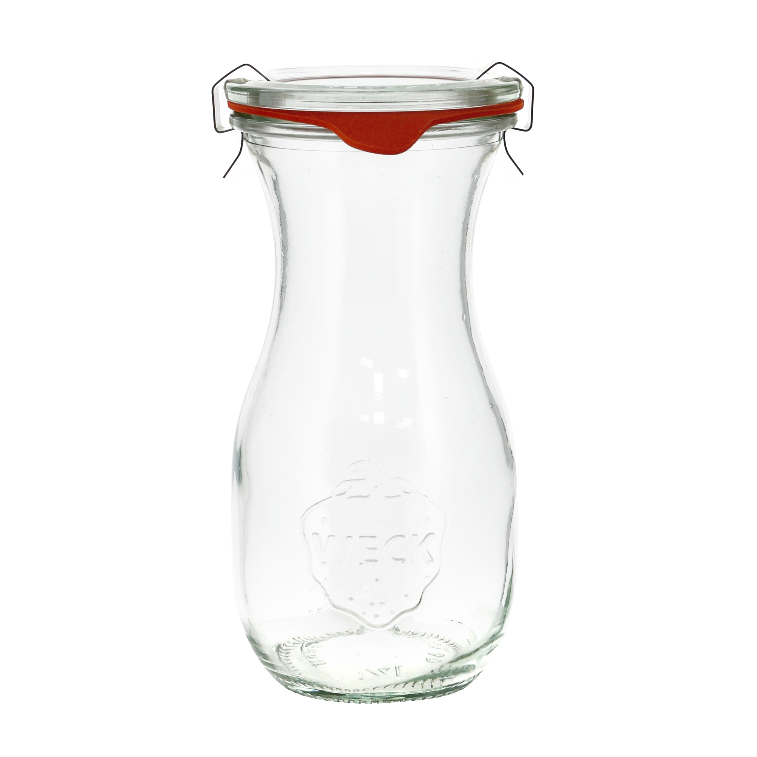 Butelka Weck Saftflasche z pokrywką, uszczelką i 2 zapinkami 290 ml 6 szt.