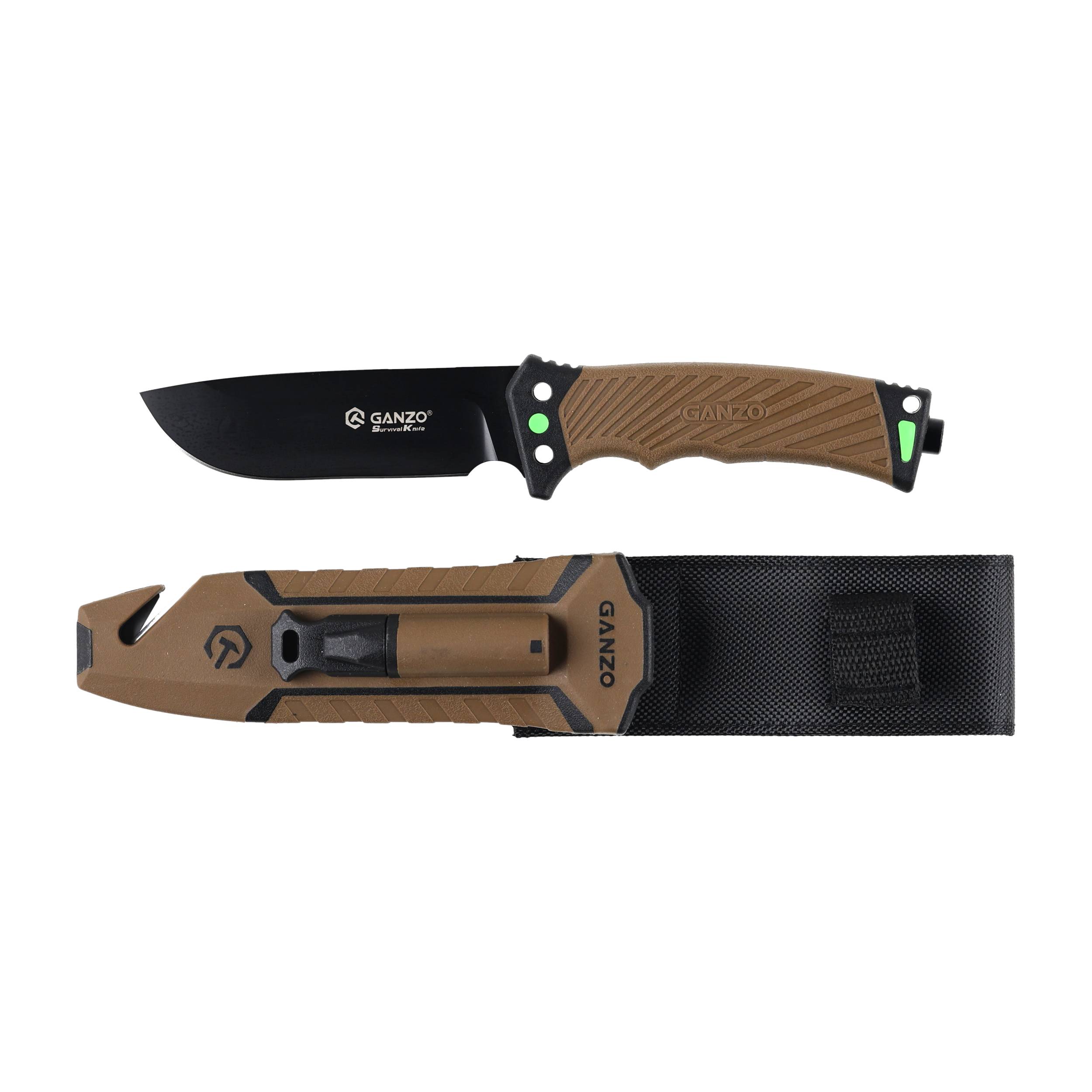 Nóż bushcraft Ganzo G8012V2-DY - obrazek 4
