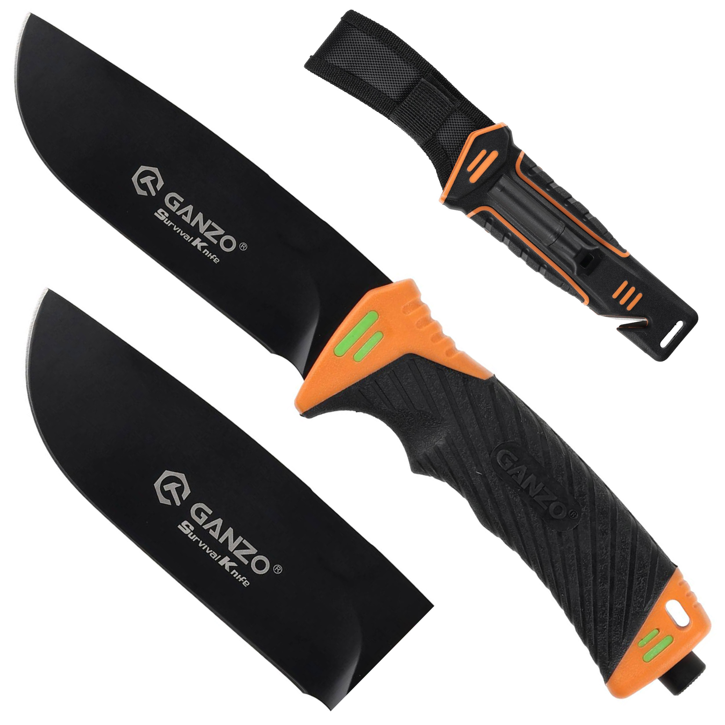 Nóż bushcraft Ganzo G8012-OR - obrazek 10