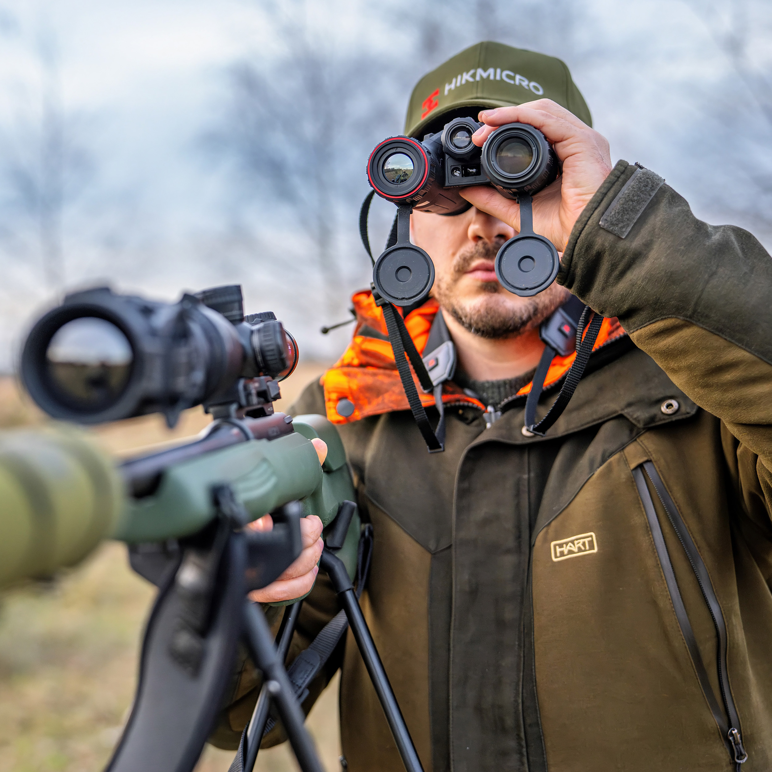 Lornetka termowizyjna termowizor HIKMICRO Habrok 4K HE25L LRF 850 nm - obrazek 9