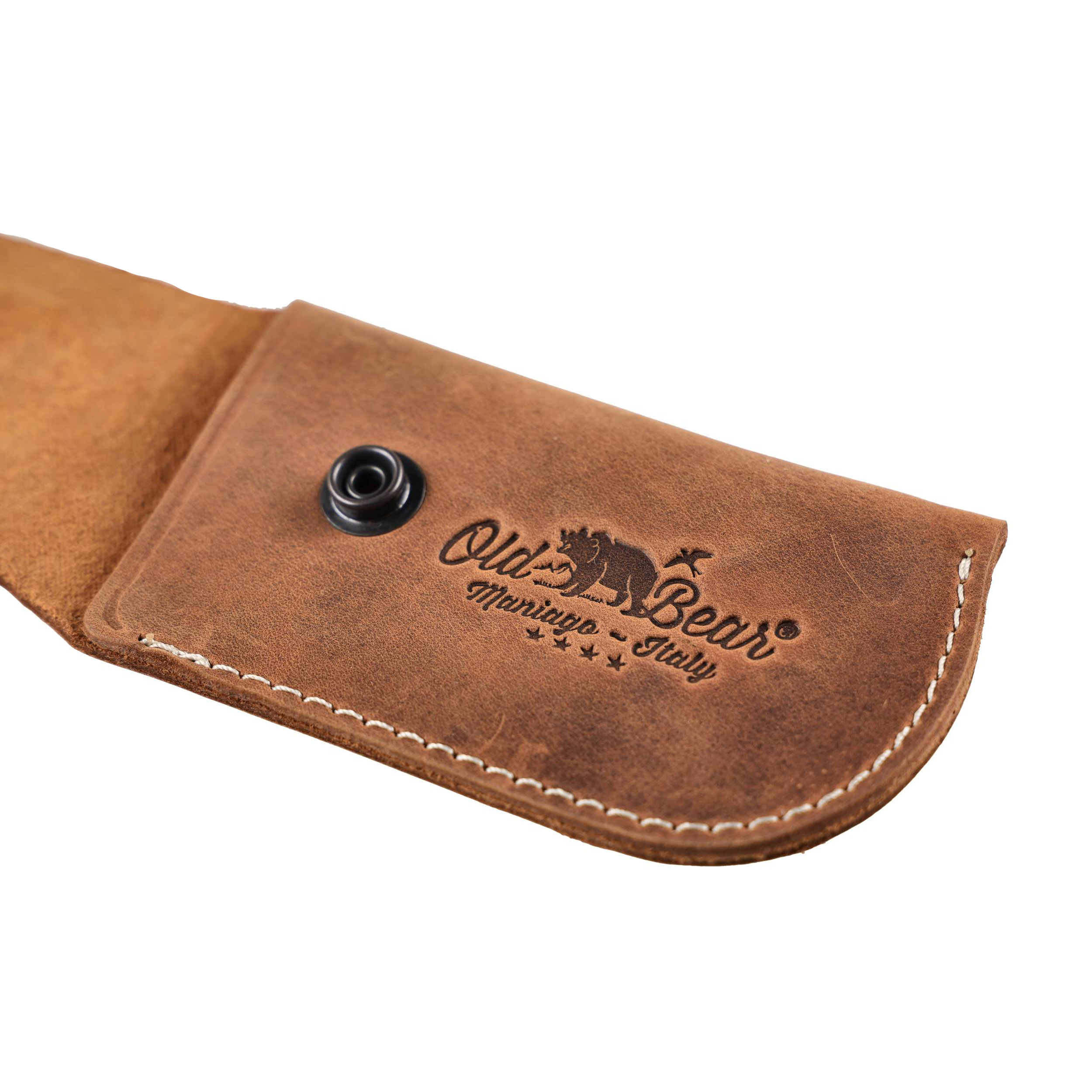 Etui na nóż składany Antonini Old Bear Leather Sheath 145 mm brązowy - obrazek 4
