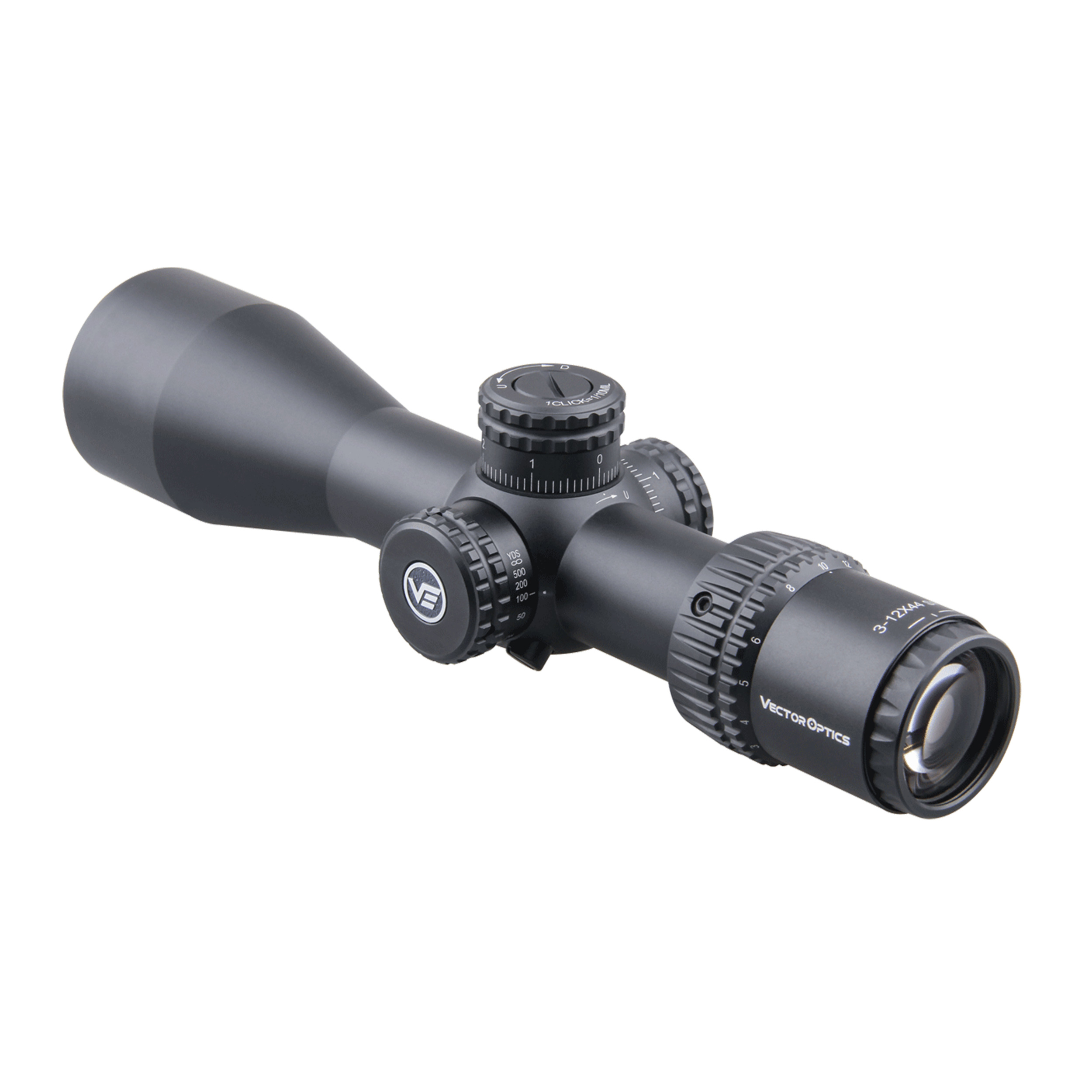 Luneta celownicza Vector Optics Veyron 3-12x44 Compact SFP MPR-4 SCOM-24 czarna - obrazek 3