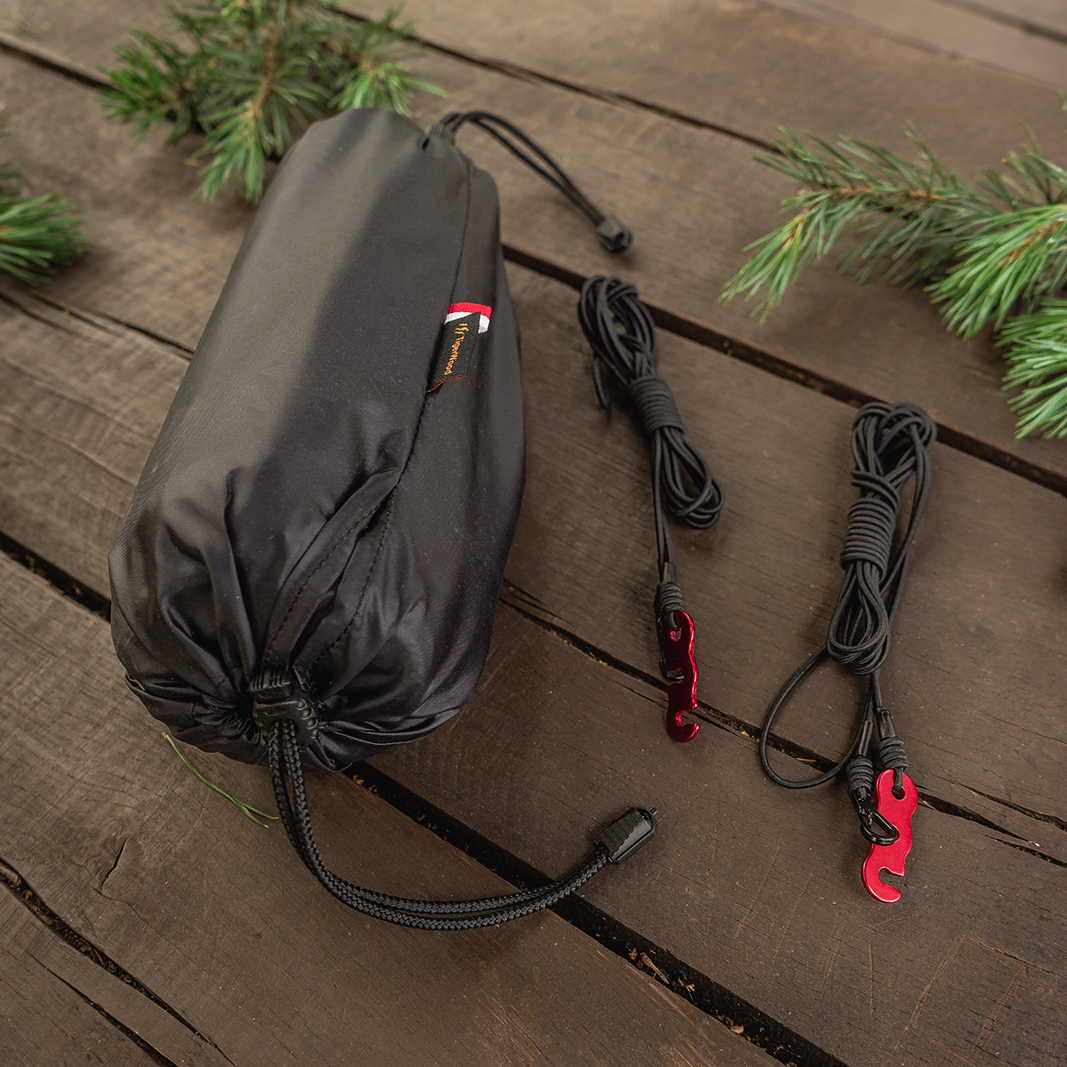 Hamak TigerWood Ważka V1 long z moskitierą czarny - obrazek 2