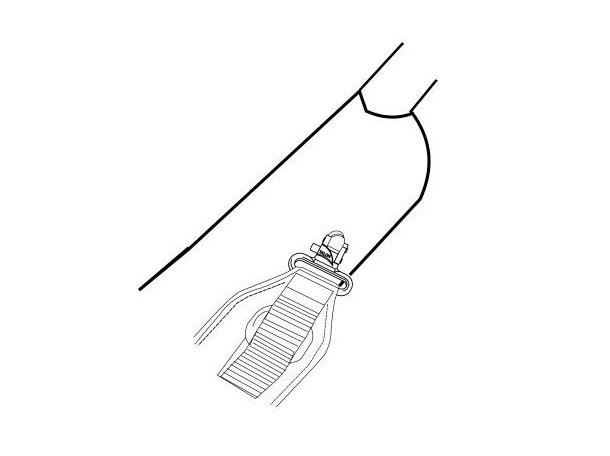 Bączki do pasa Outdoor Connection Talon 1,25" stal - obrazek 4