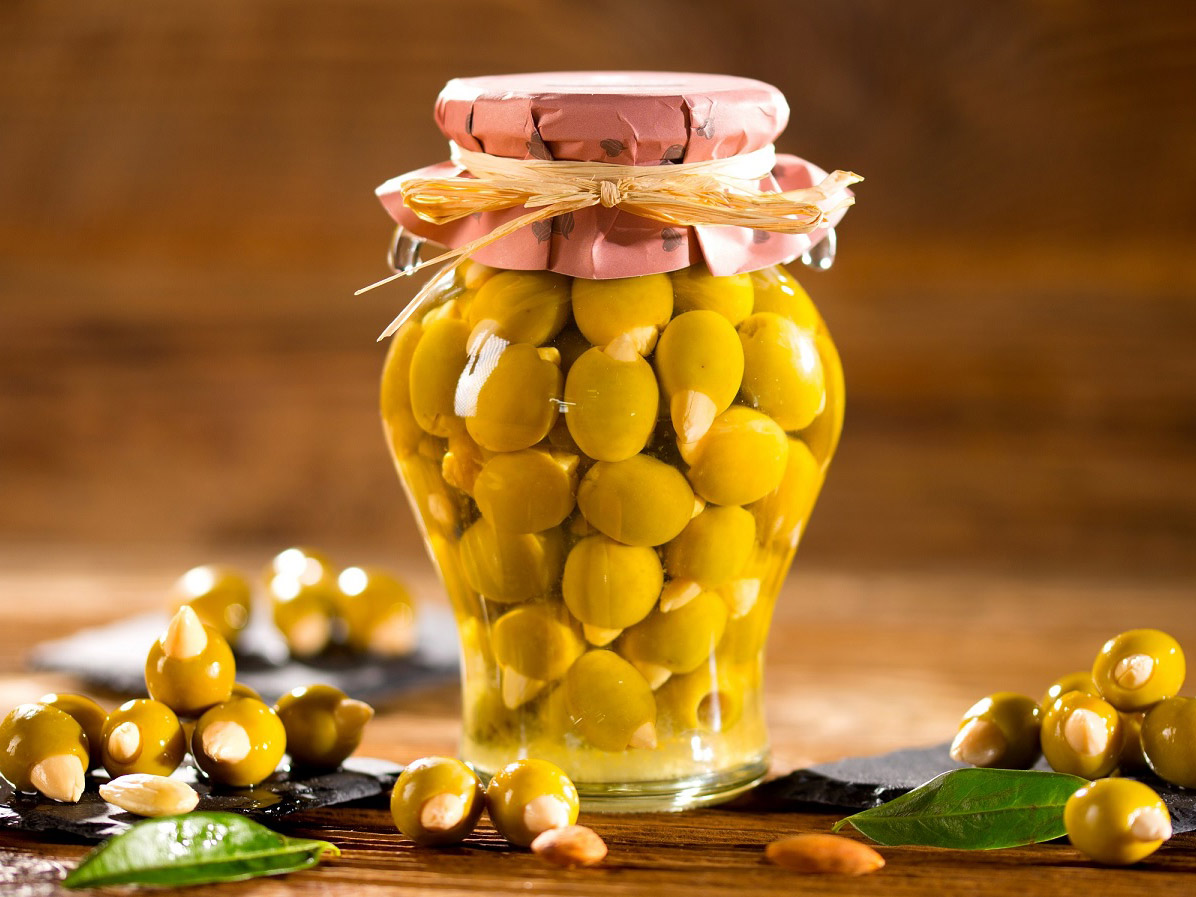 Oliwki Manzanilla nadziewane migdałem 300 g - obrazek 3