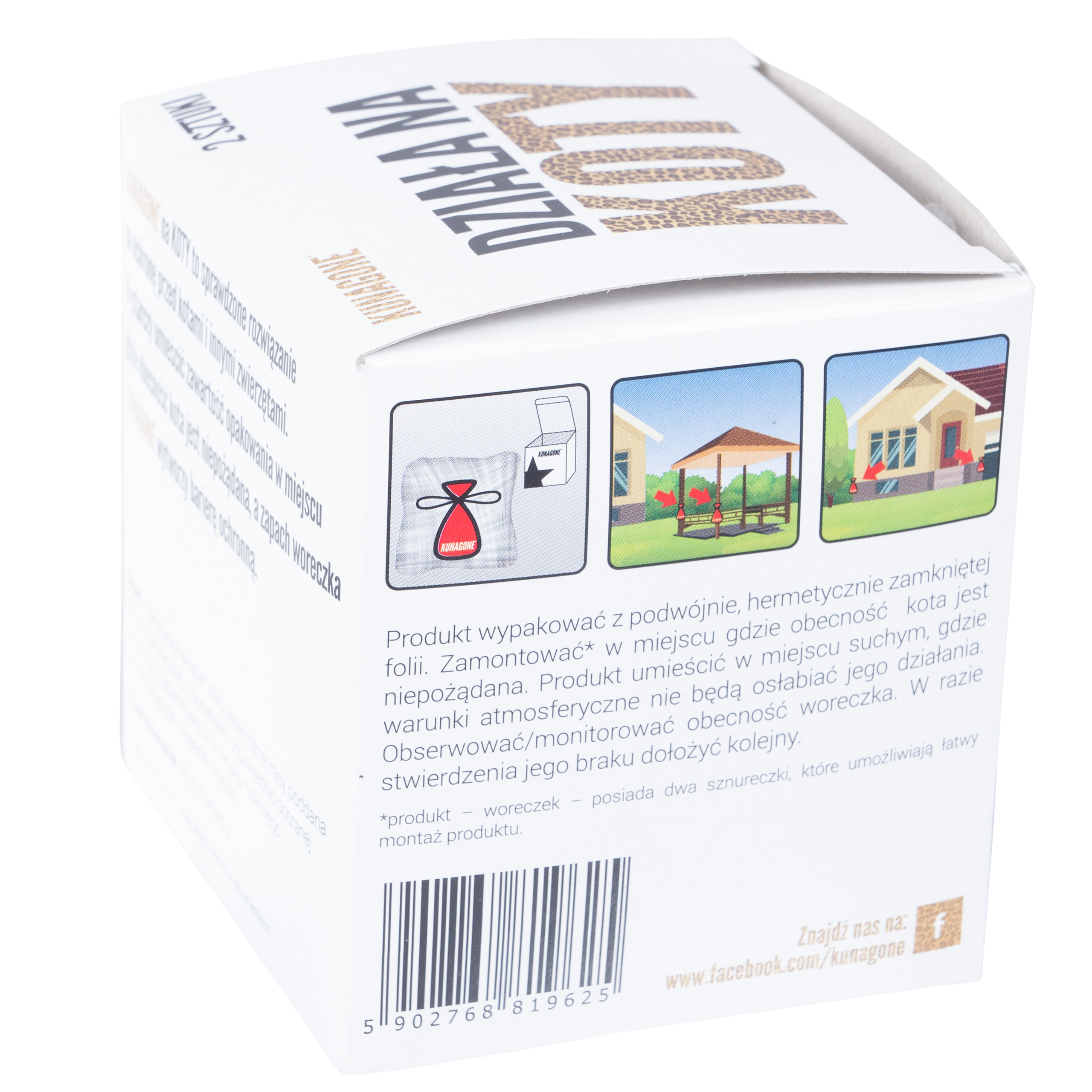 Naturalny odstraszacz Kunagone na koty 2 - pak - obrazek 3