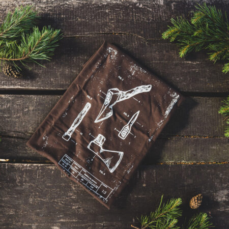 Koszulka męska TigerWood Tech-Axe brązowa S