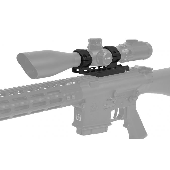 Montaż jednoczęściowy, wysoki Leapers UTG Accu-Sync 30/22 cantilever 50 mm czarny - obrazek 4