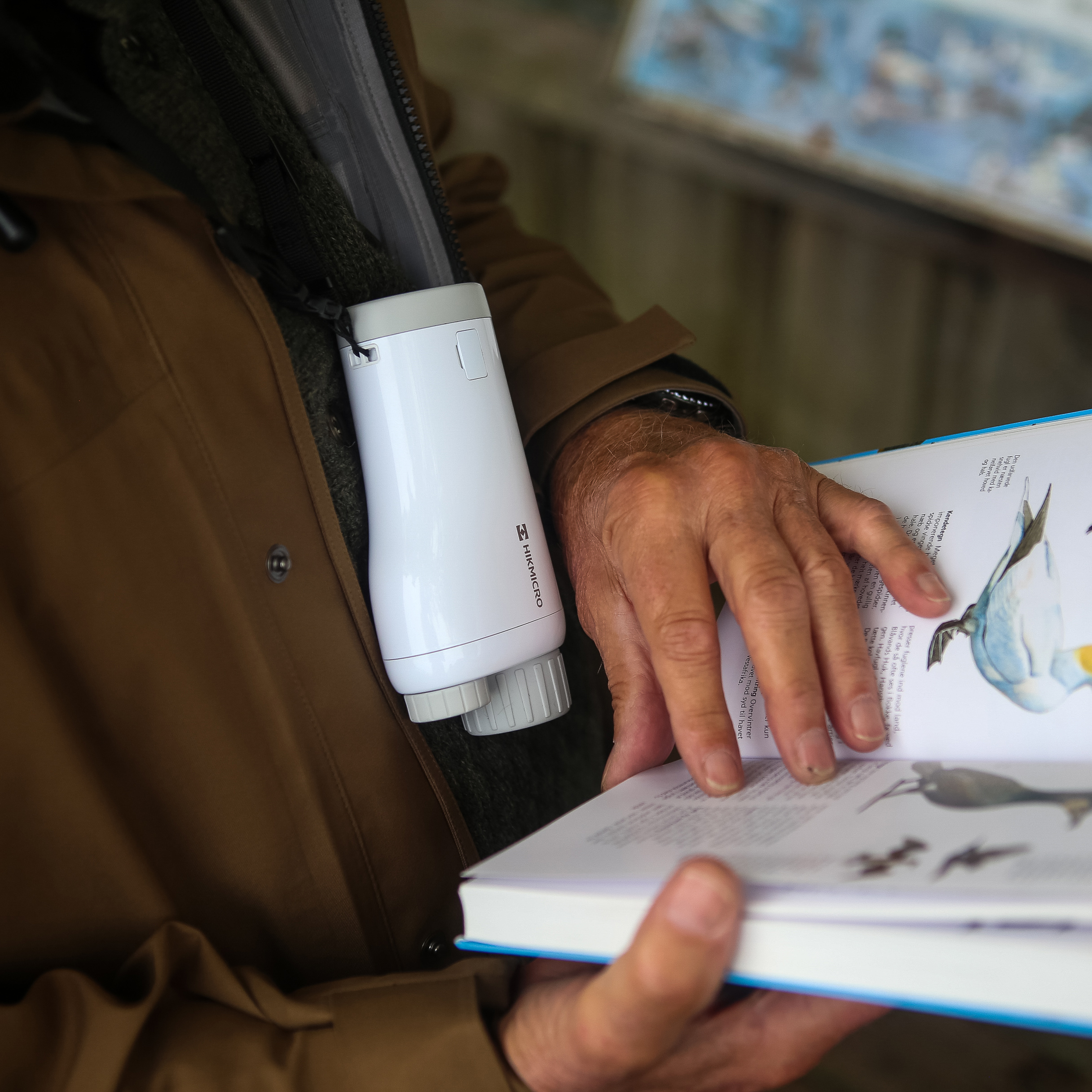 Monokular obserwacyjny noktowizor HIKMICRO Heimdal H4D biały - obrazek 9