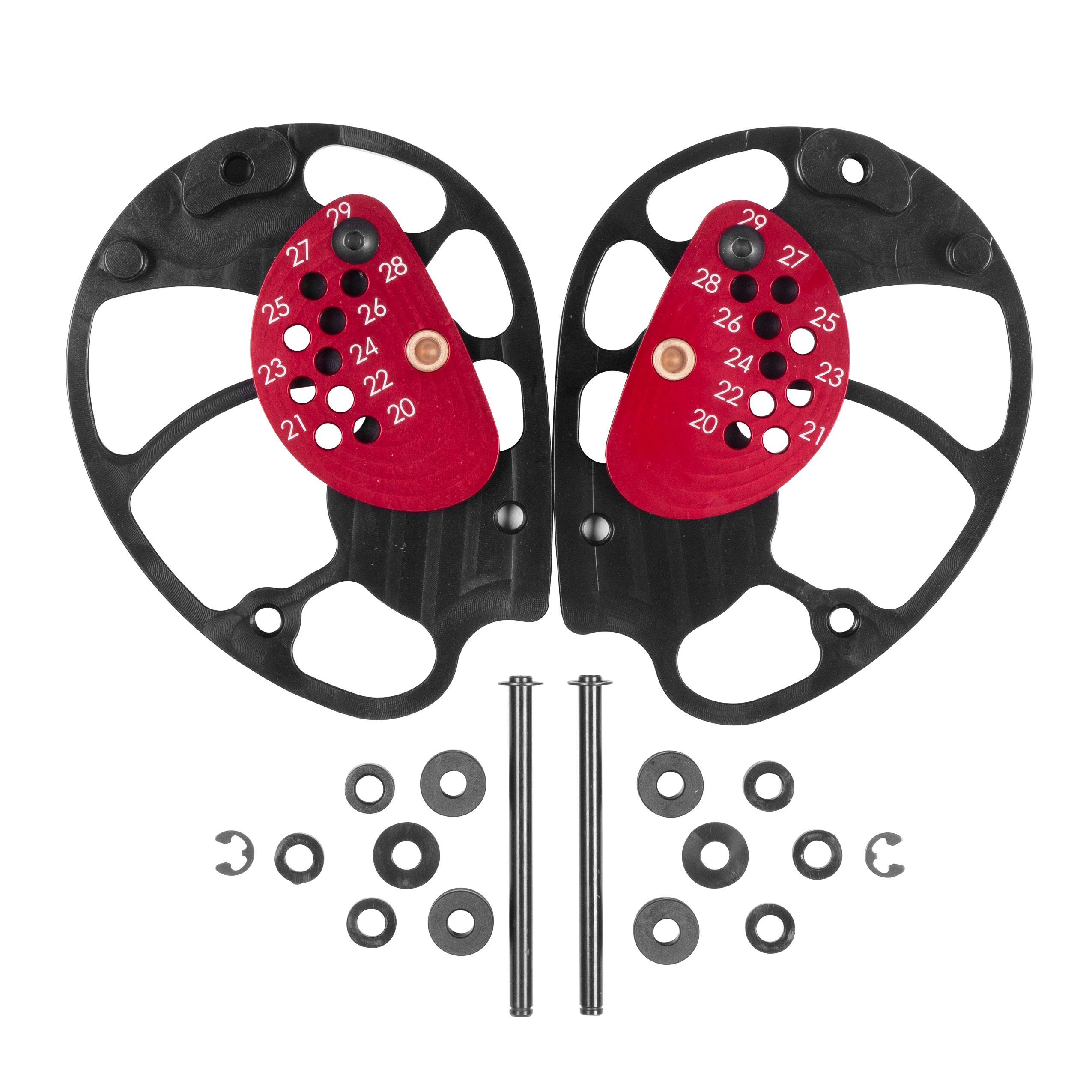 Bloczki do łuku Rex czarne 2 szt. - obrazek 3