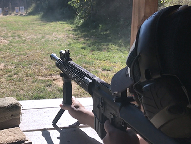 Bipod Leapers UTG składany D-Grip Ambi - obrazek 8