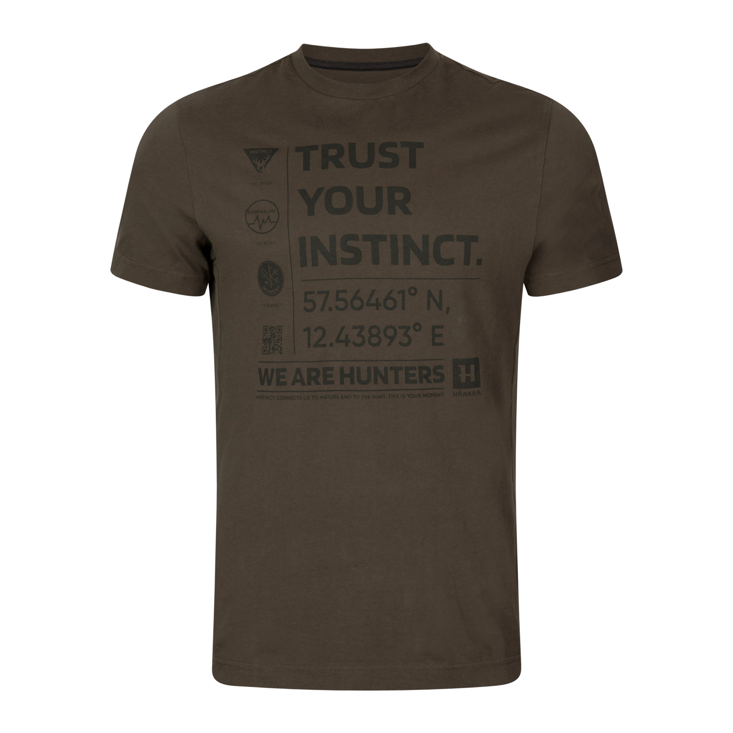 Koszulka Härkila Instinct Shadow brown S