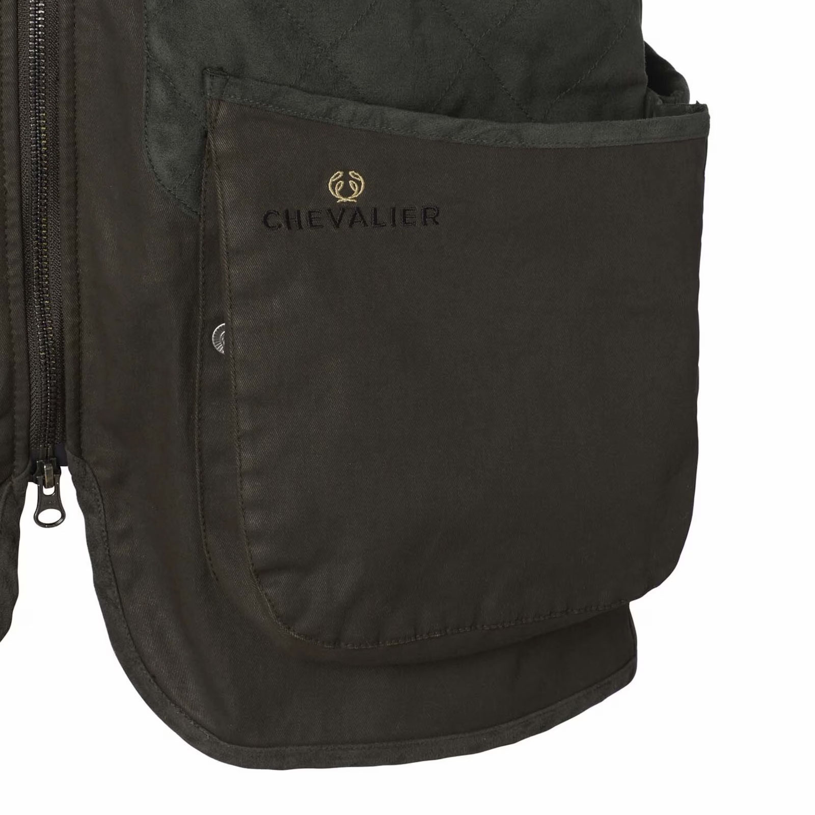 Kamizelka damska Chevalier Dogsport Leather Brown 38 - obrazek 5