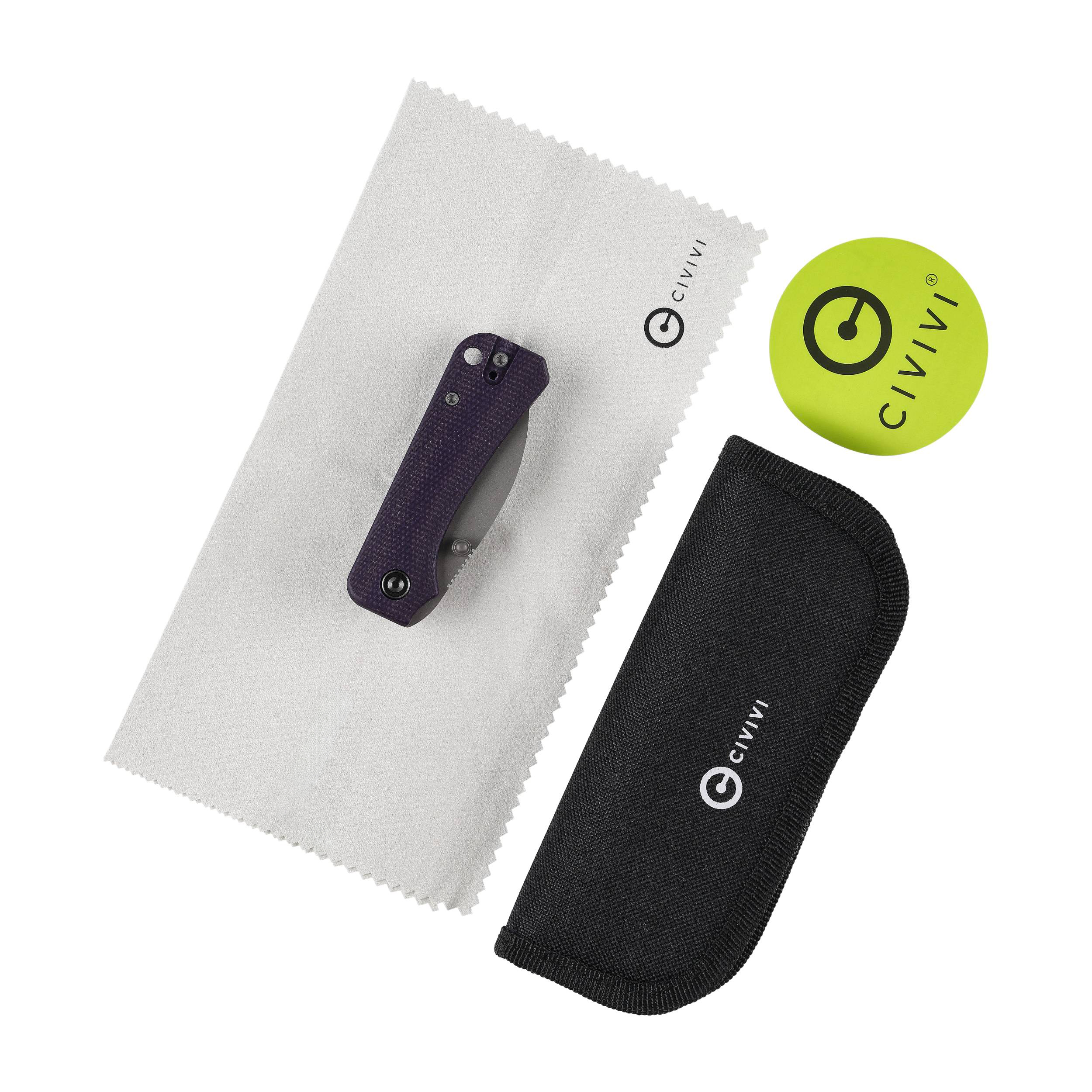 Nóż składany Civivi Baby Banter Wharncliffe C19068SC-2 purple - obrazek 6