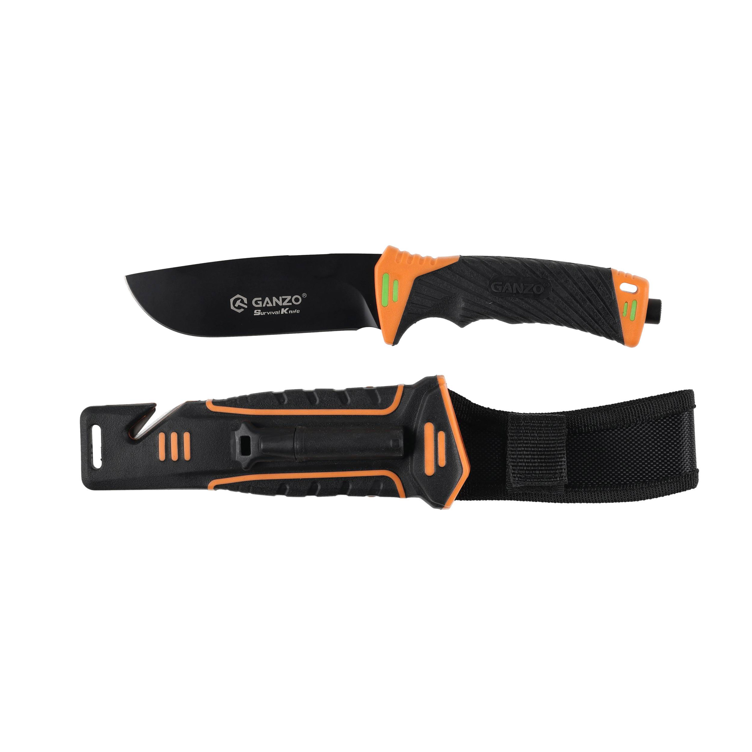 Nóż bushcraft Ganzo G8012-OR - obrazek 4