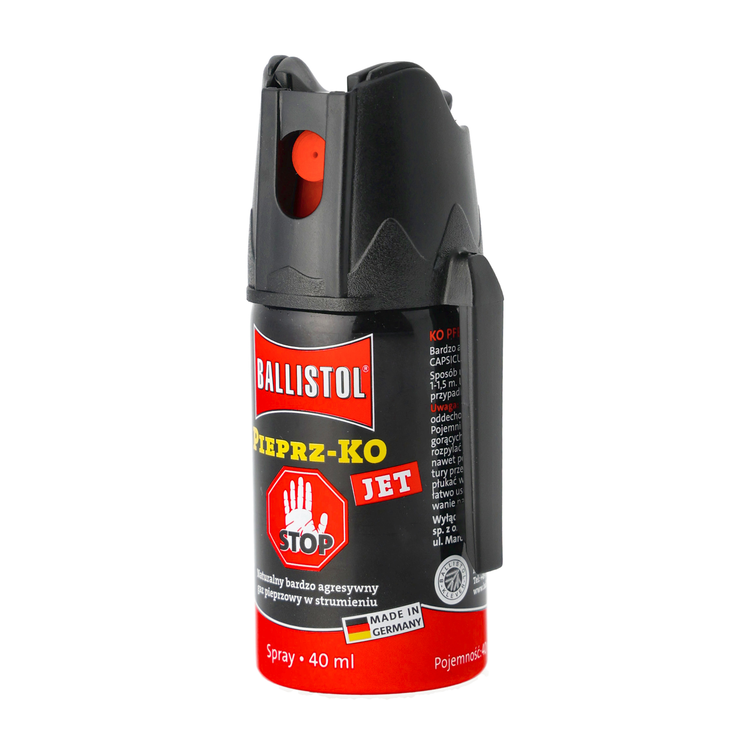 Gaz pieprzowy Klever KO Defenol Jet (strumień) 40 ml - obrazek 5