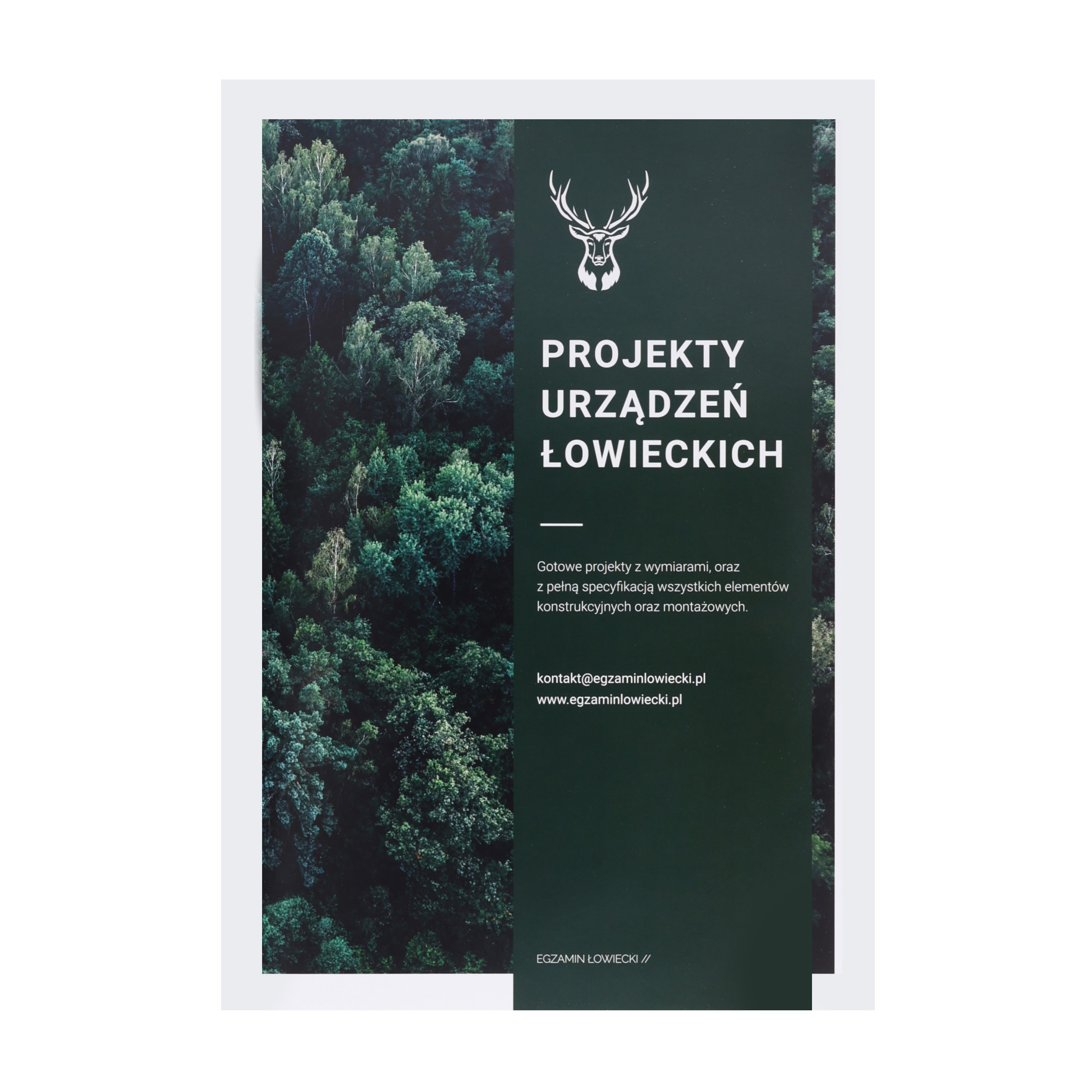 Katalog „Projekty urządzeń łowieckich - Egzamin Łowiecki"