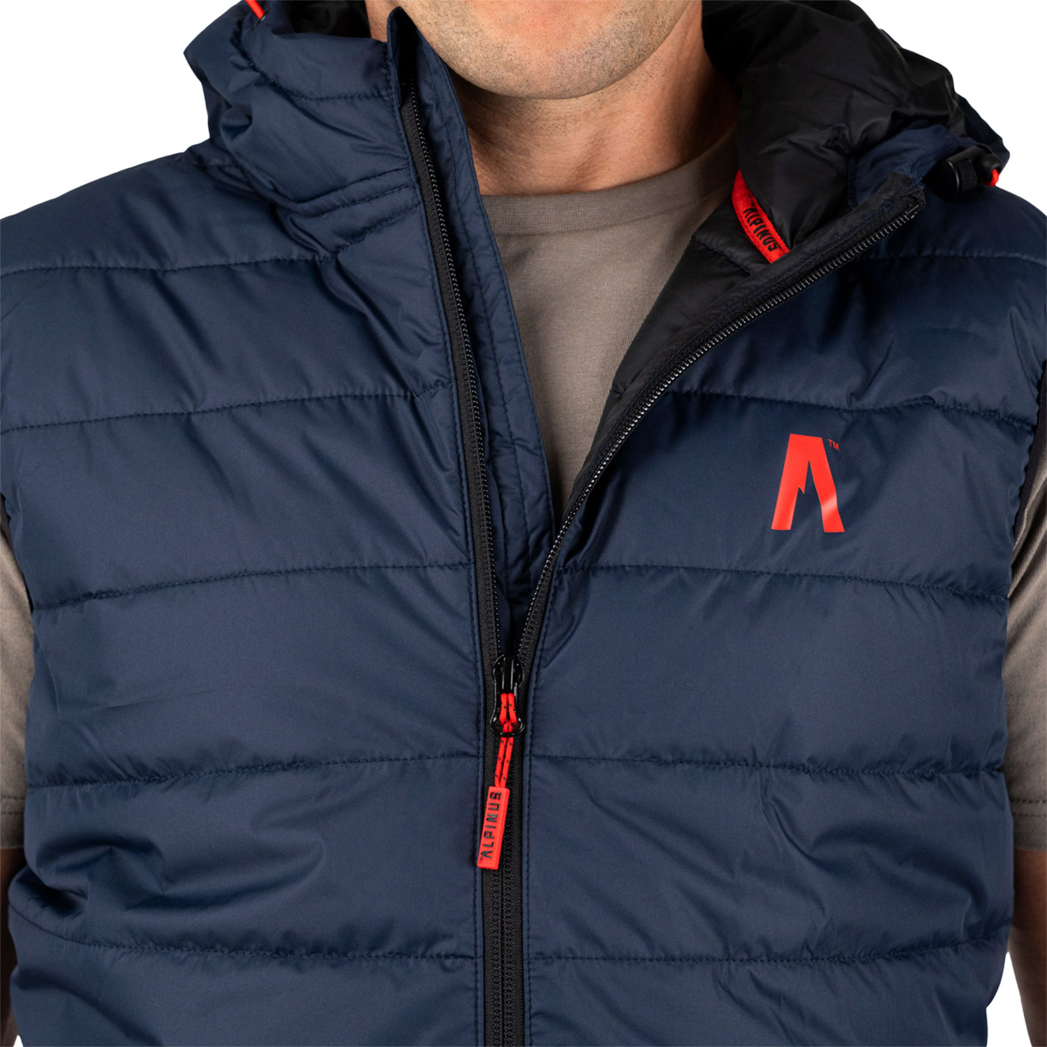 Kamizelka męska Alpinus Athos Body Warmer granatowa 2XL - obrazek 4
