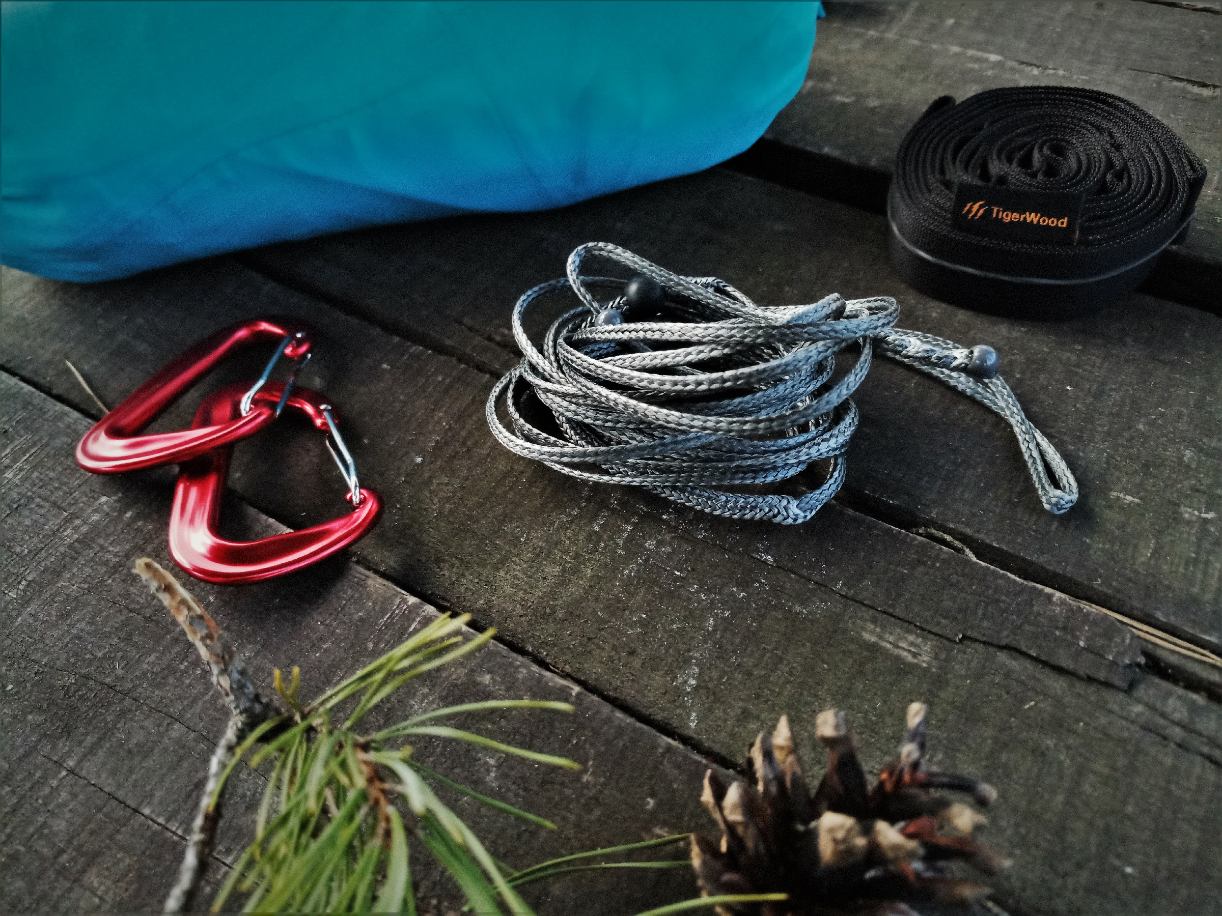 Hamak TigerWood ultra lekki Sky Version niebieski - obrazek 9