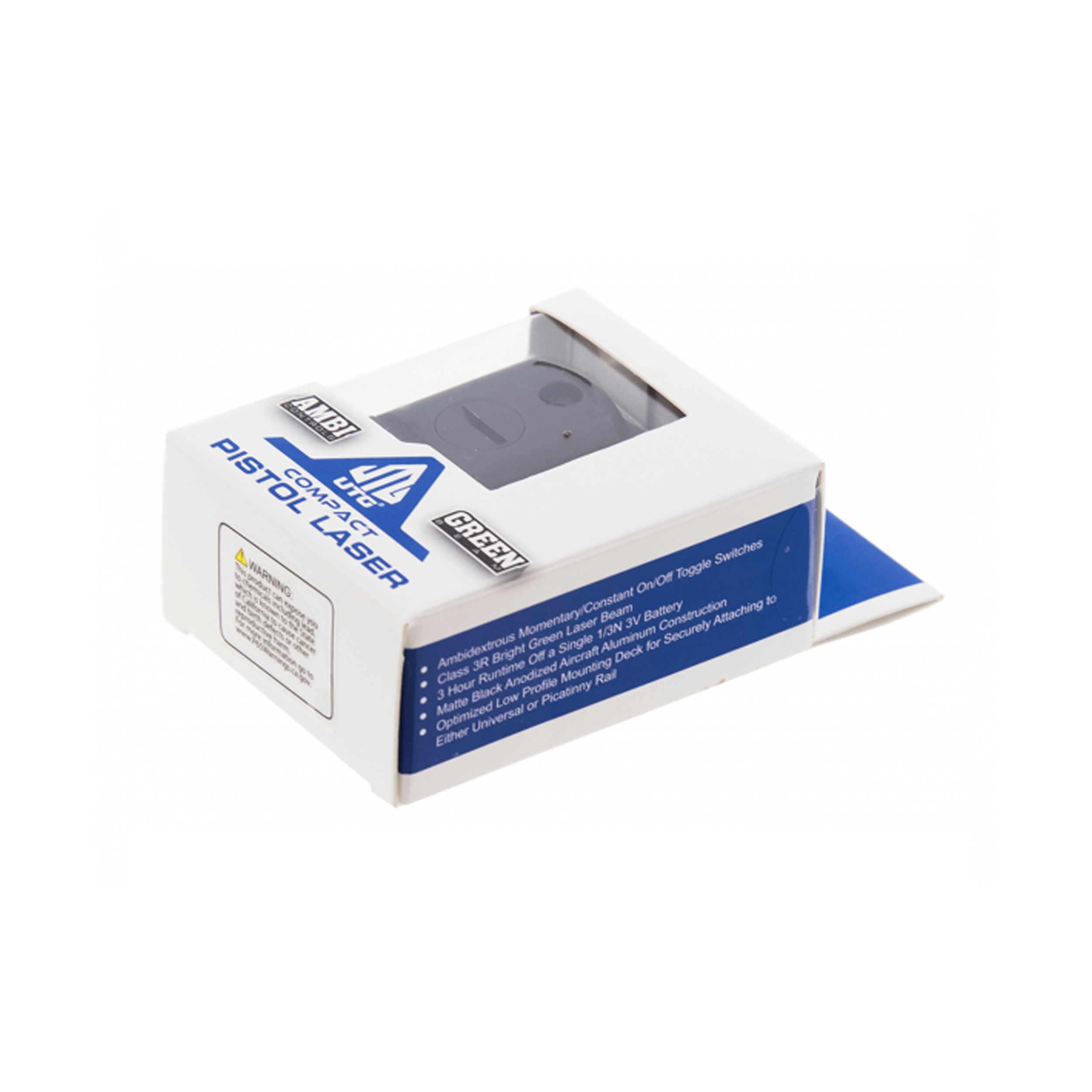 Celownik laserowy do pistoletu Leapers UTG Ambidextrous Compact Green Laser - obrazek 3