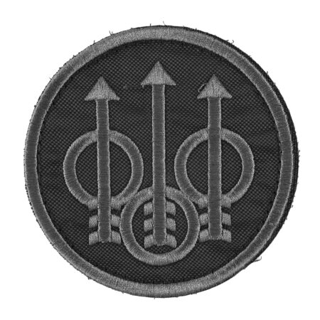 Naszywka taktyczna Beretta patch Trójząb czarna