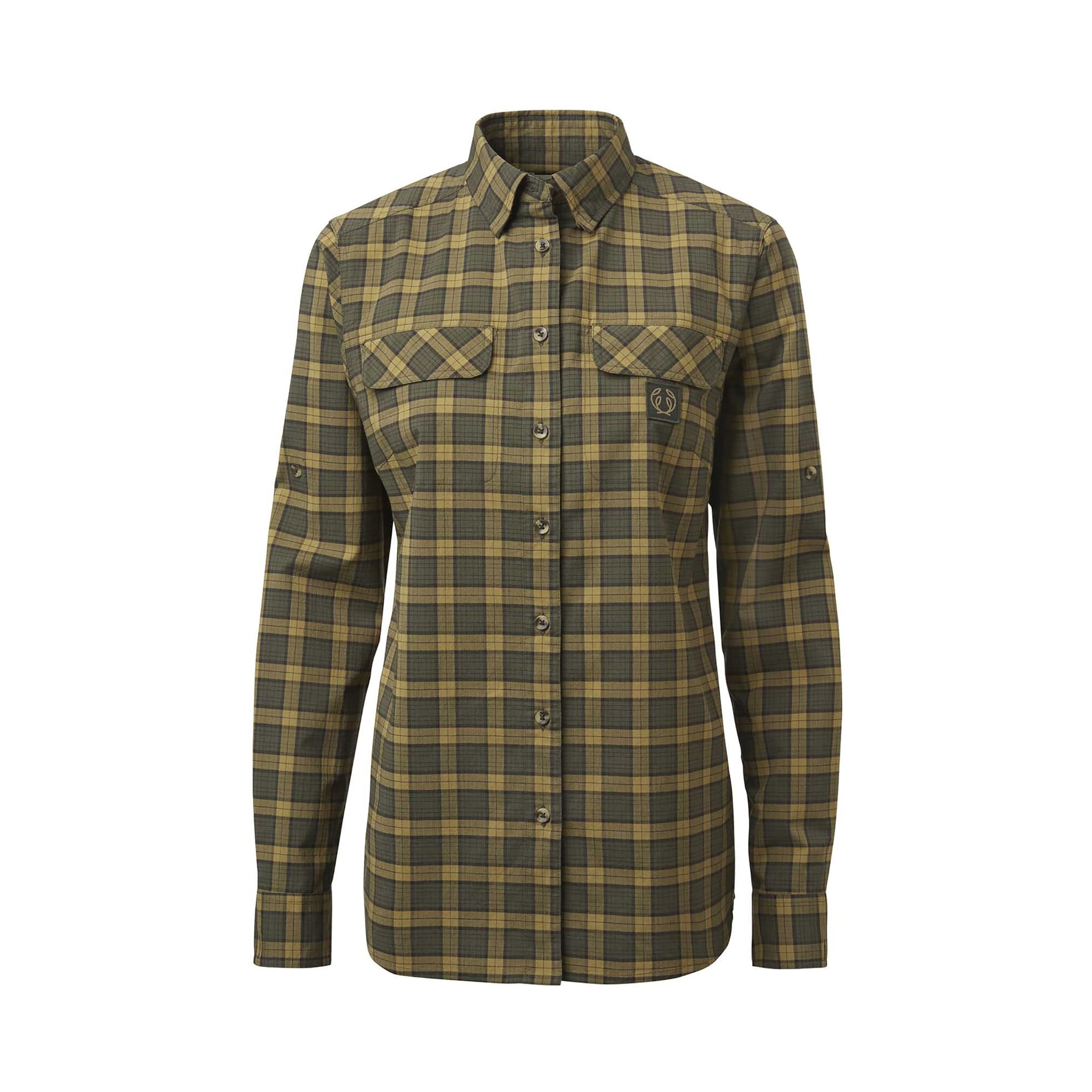 Koszula damska Chevalier Creek Shooting Fit Coolmax Moss Checked 42