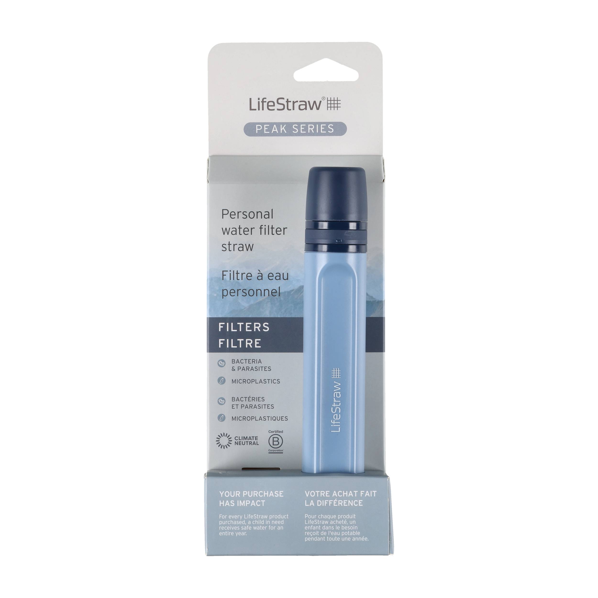 Filtr słomkowy do wody LifeStraw Peak Personal Mountain Blue - obrazek 7