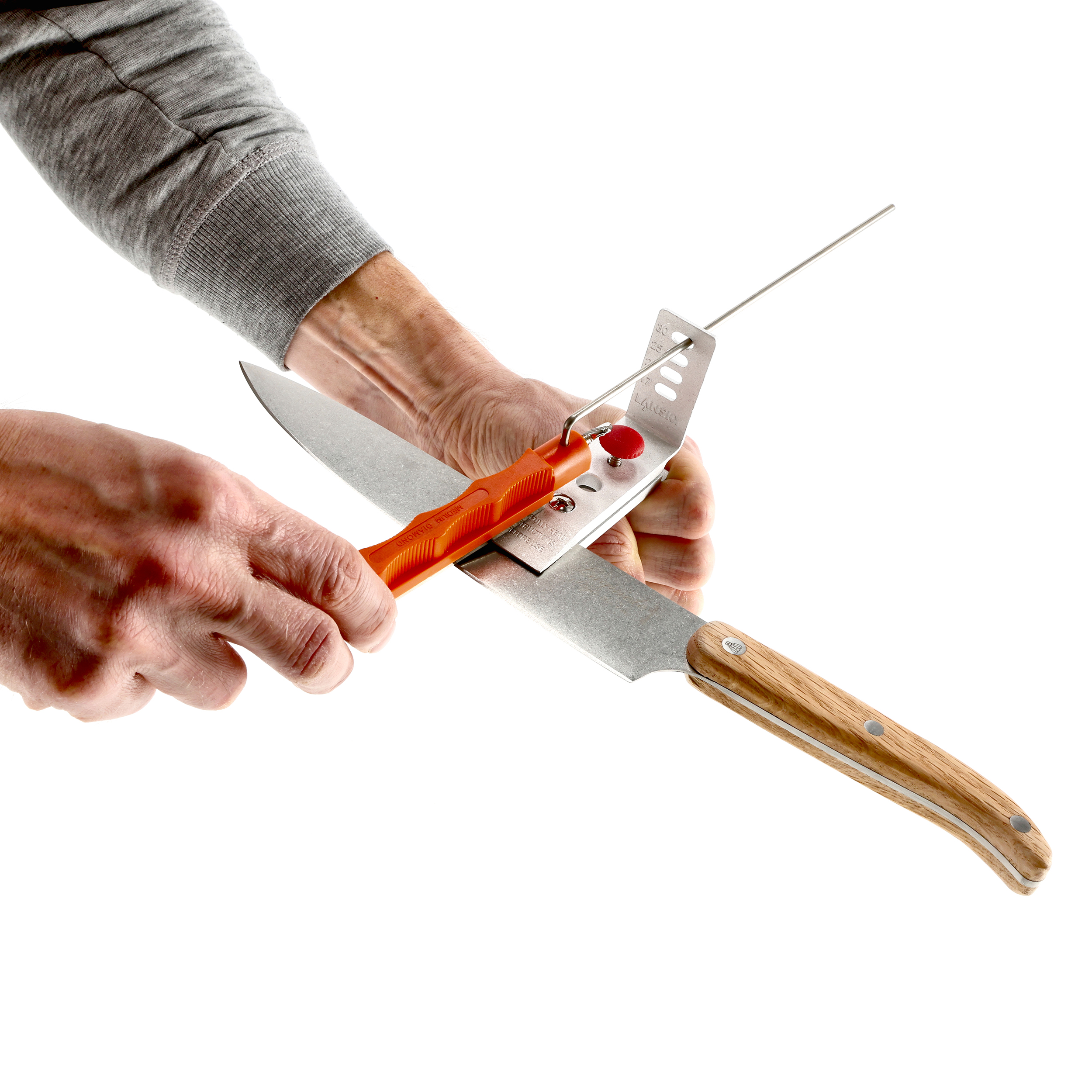 Ostrzałka, zestaw do ostrzenia diamentowy 4 cz. Lansky LKDMD - obrazek 7