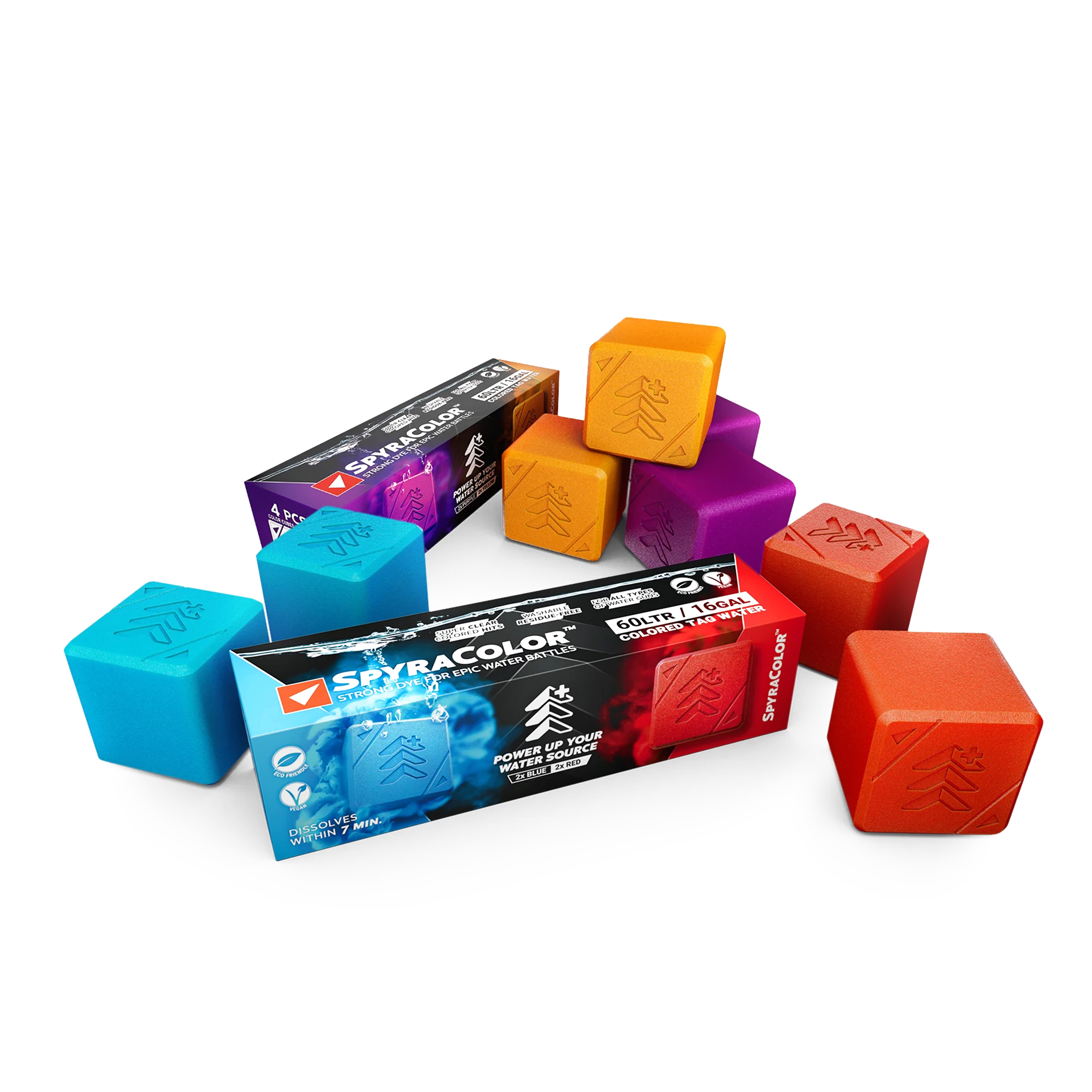 Kapsułki barwiące do wody SpyraColor niebieska i czerwona - obrazek 3