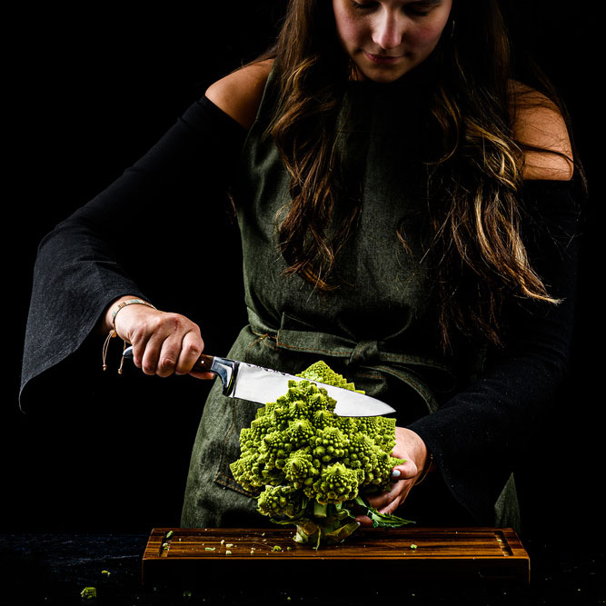 Deska do krojenia Style de Vie z drewna akacji 50x35x3 cm - obrazek 4