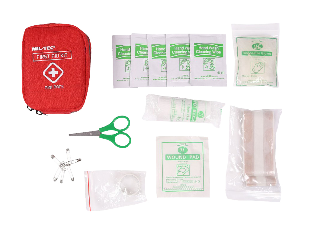 Apteczka Mil-Tec mini czerwona - obrazek 3