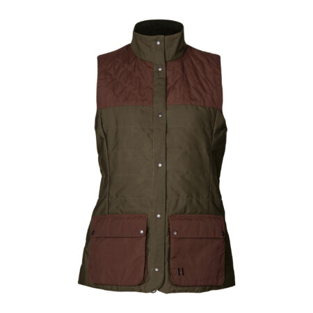 Kamizelka damska Härkila Retrieve Dark warm olive / Burgundy 44