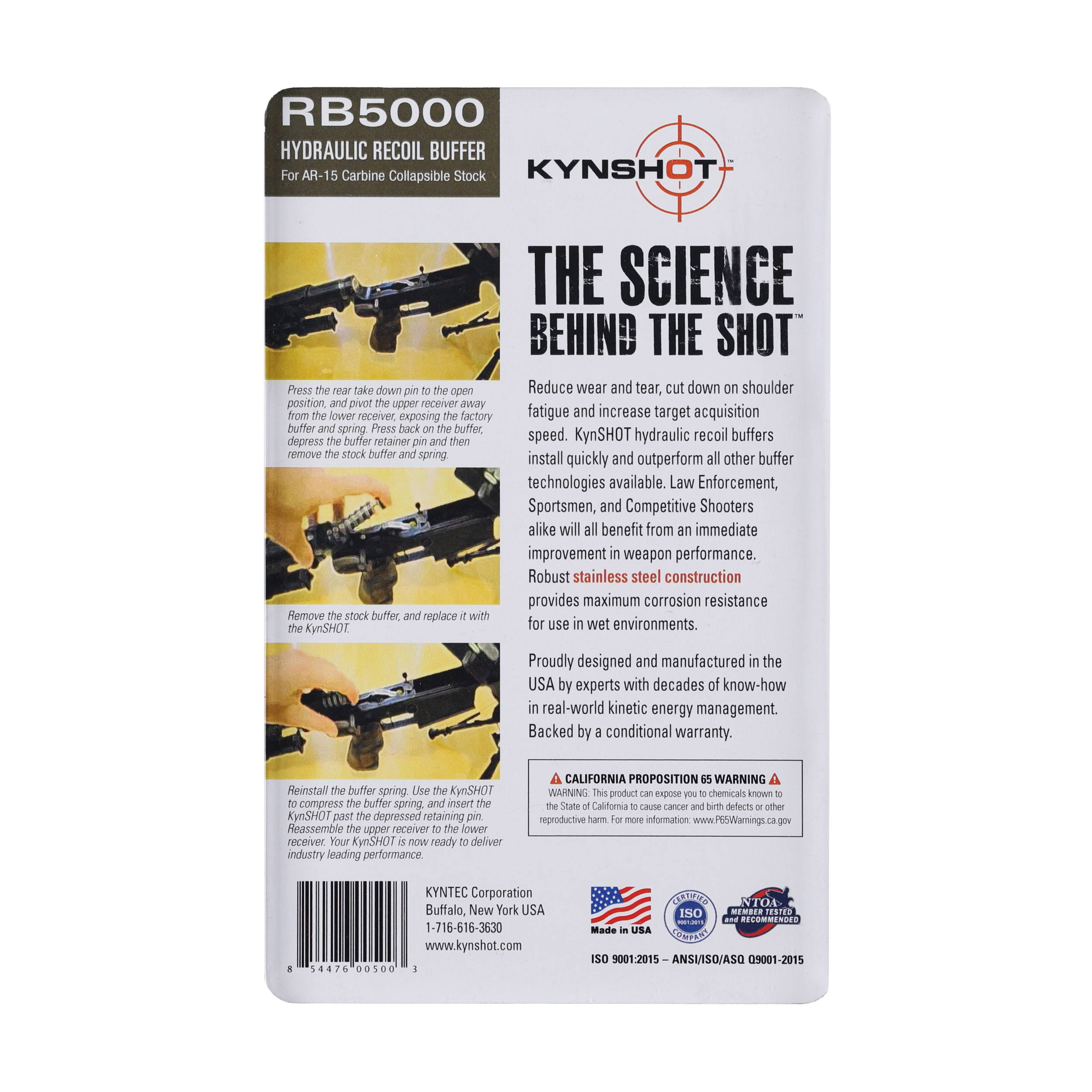 Buffer hydrauliczny Kynshot AR-15 RB5000 - obrazek 4